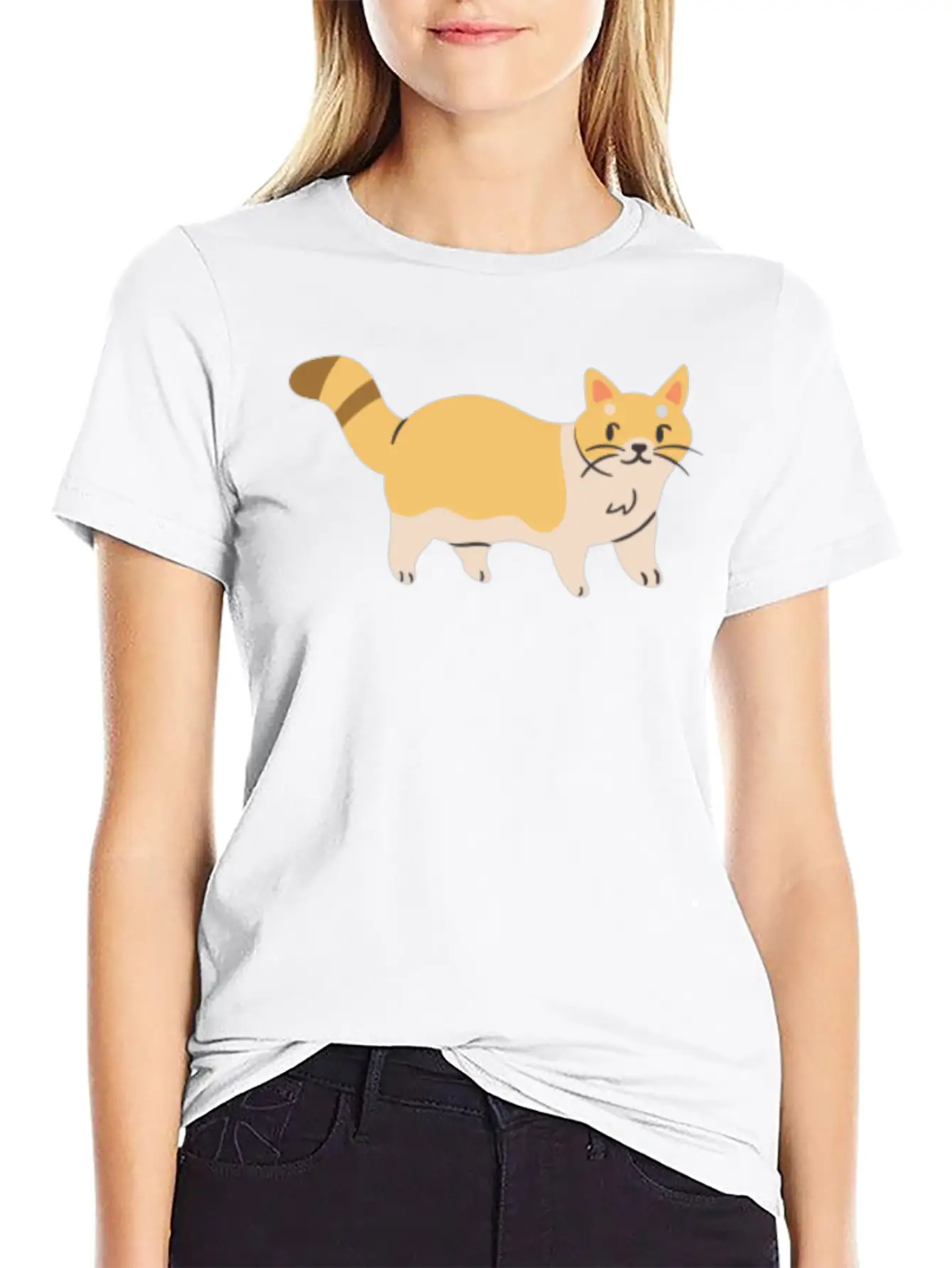 Cute House Cat Essential Unisex Summer Tee – Soft Cotton Casual Fit