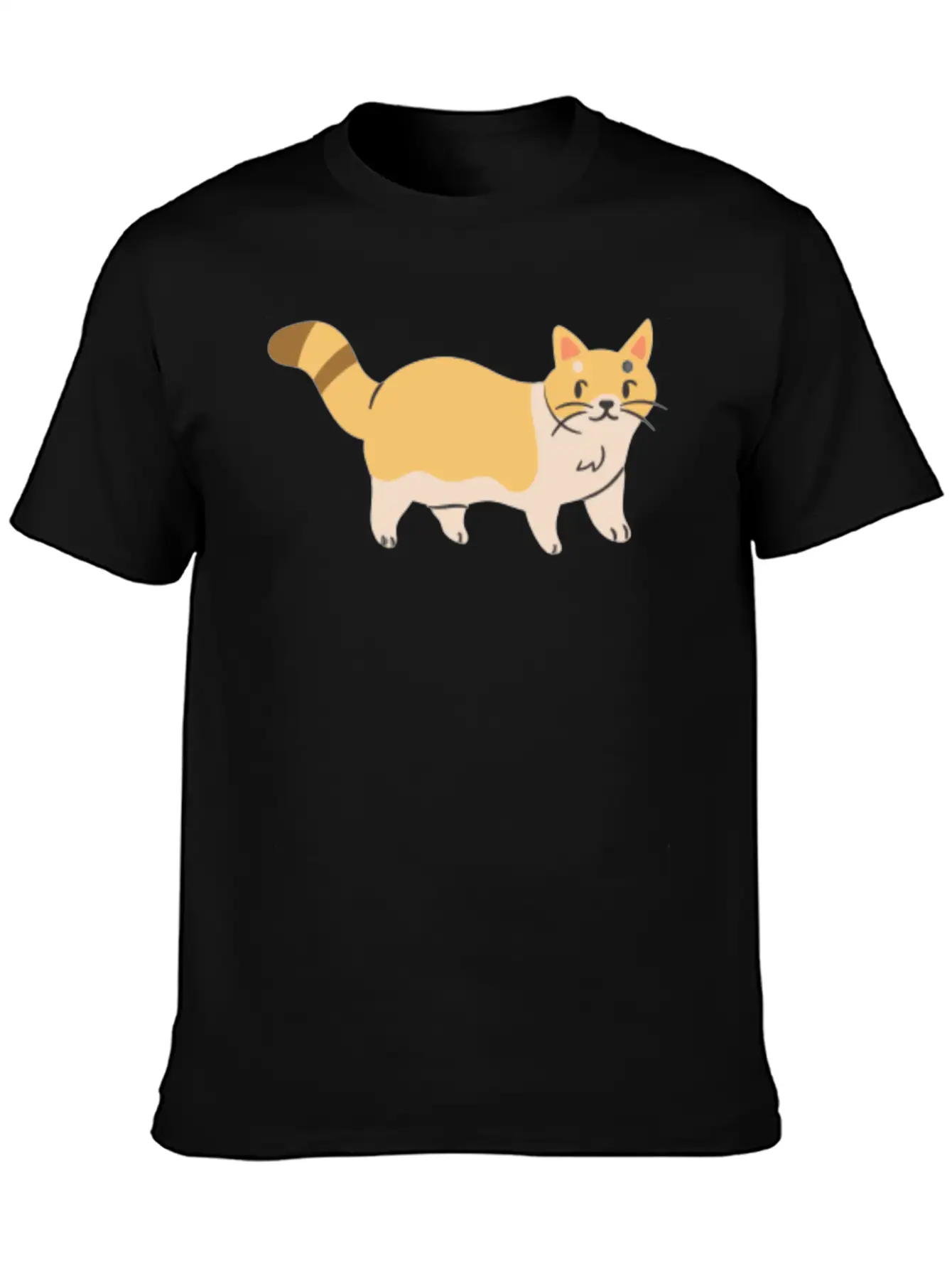 Cute House Cat Essential Unisex Summer Tee – Soft Cotton Casual Fit