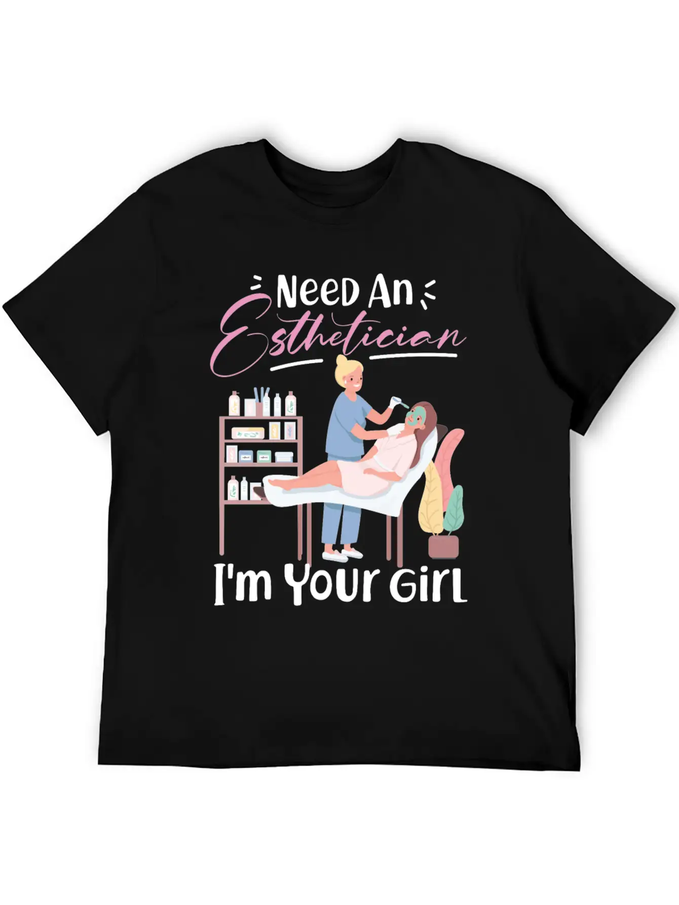 Cute Licensed Esthetician Skincare Basic Graphic T-Shirt – Daily Comfort In Soft Cotton