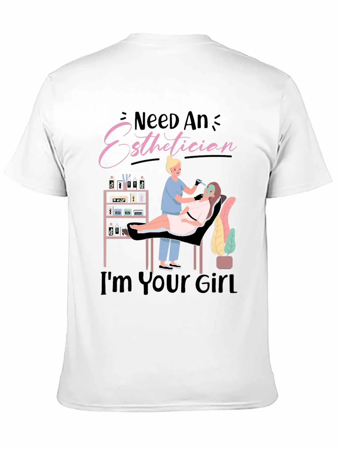 Cute Licensed Esthetician Skincare Basic Graphic T-Shirt – Daily Comfort In Soft Cotton