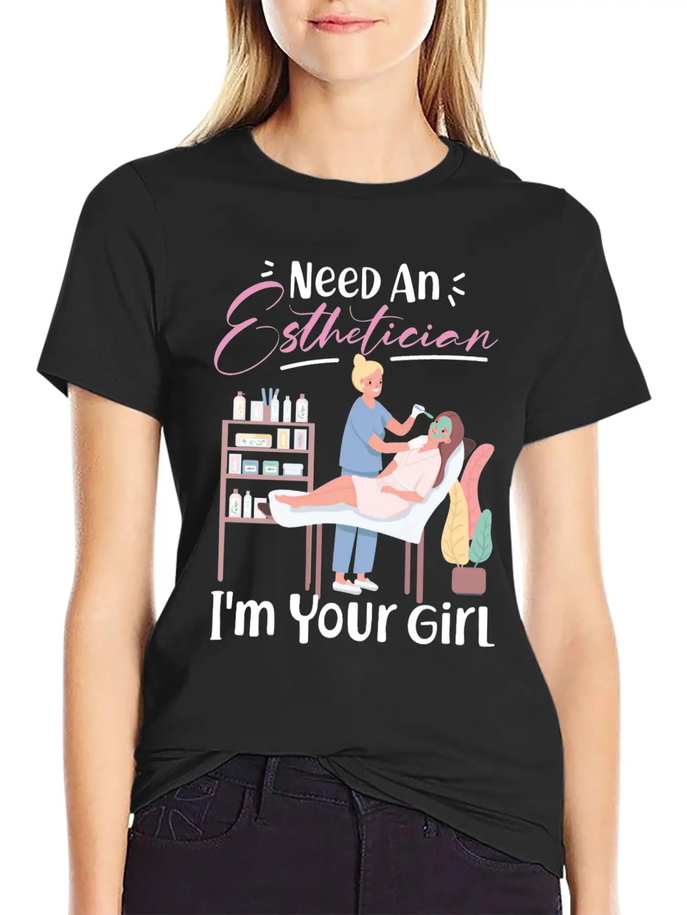 Cute Licensed Esthetician Skincare Basic Graphic T-Shirt – Daily Comfort In Soft Cotton