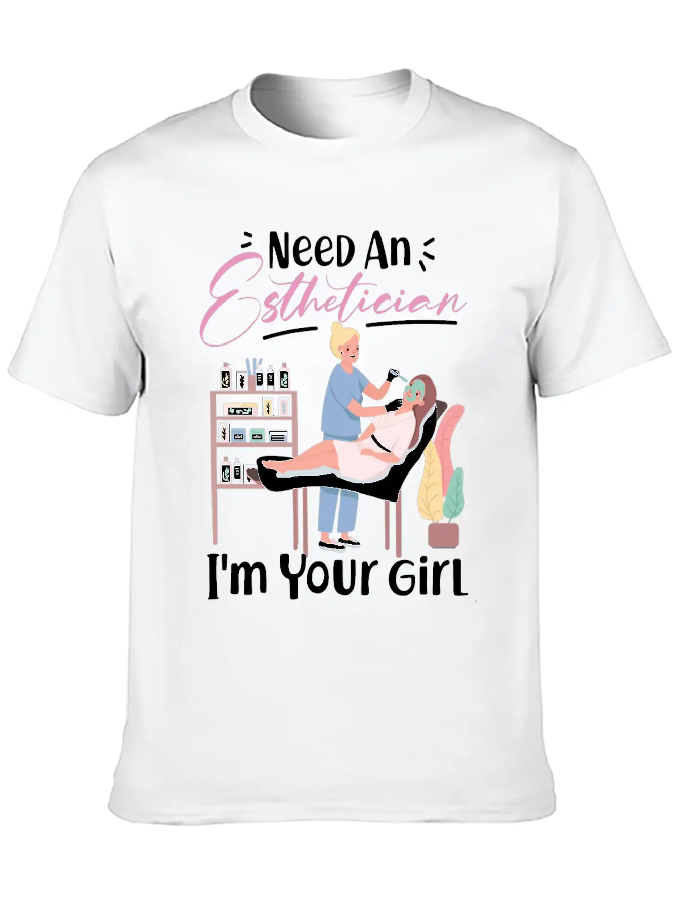 Cute Licensed Esthetician Skincare Basic Graphic T-Shirt – Daily Comfort In Soft Cotton