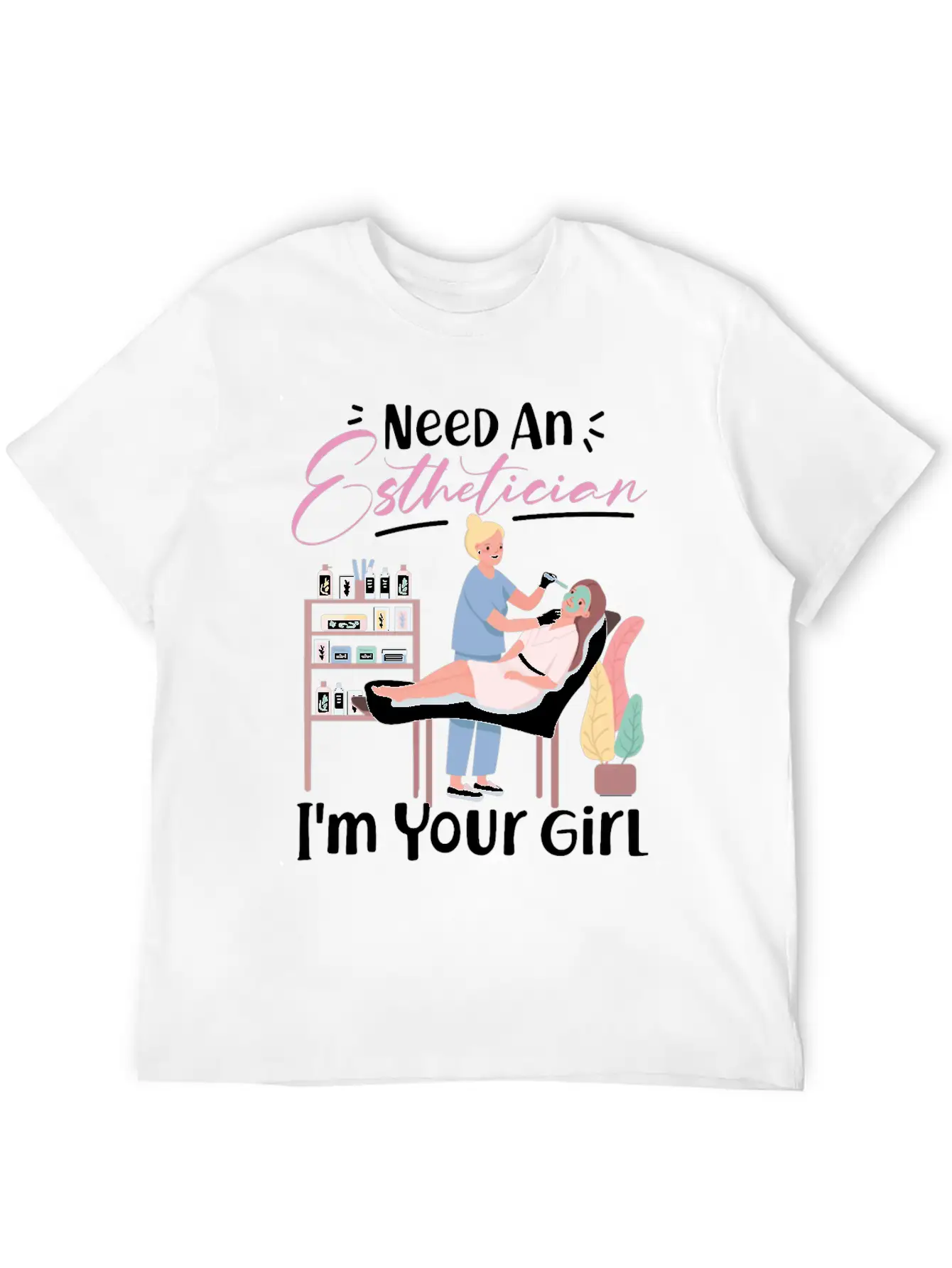 Cute Licensed Esthetician Skincare Basic Graphic T-Shirt – Daily Comfort In Soft Cotton
