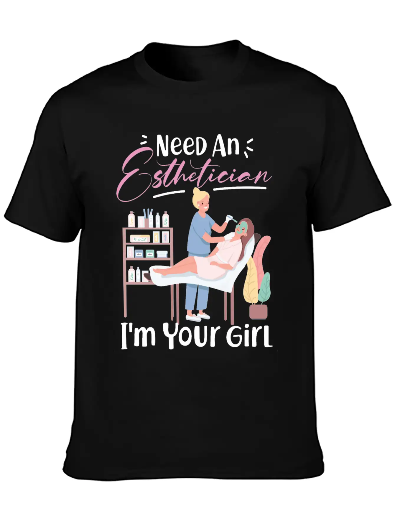 Cute Licensed Esthetician Skincare Basic Graphic T-Shirt – Daily Comfort In Soft Cotton