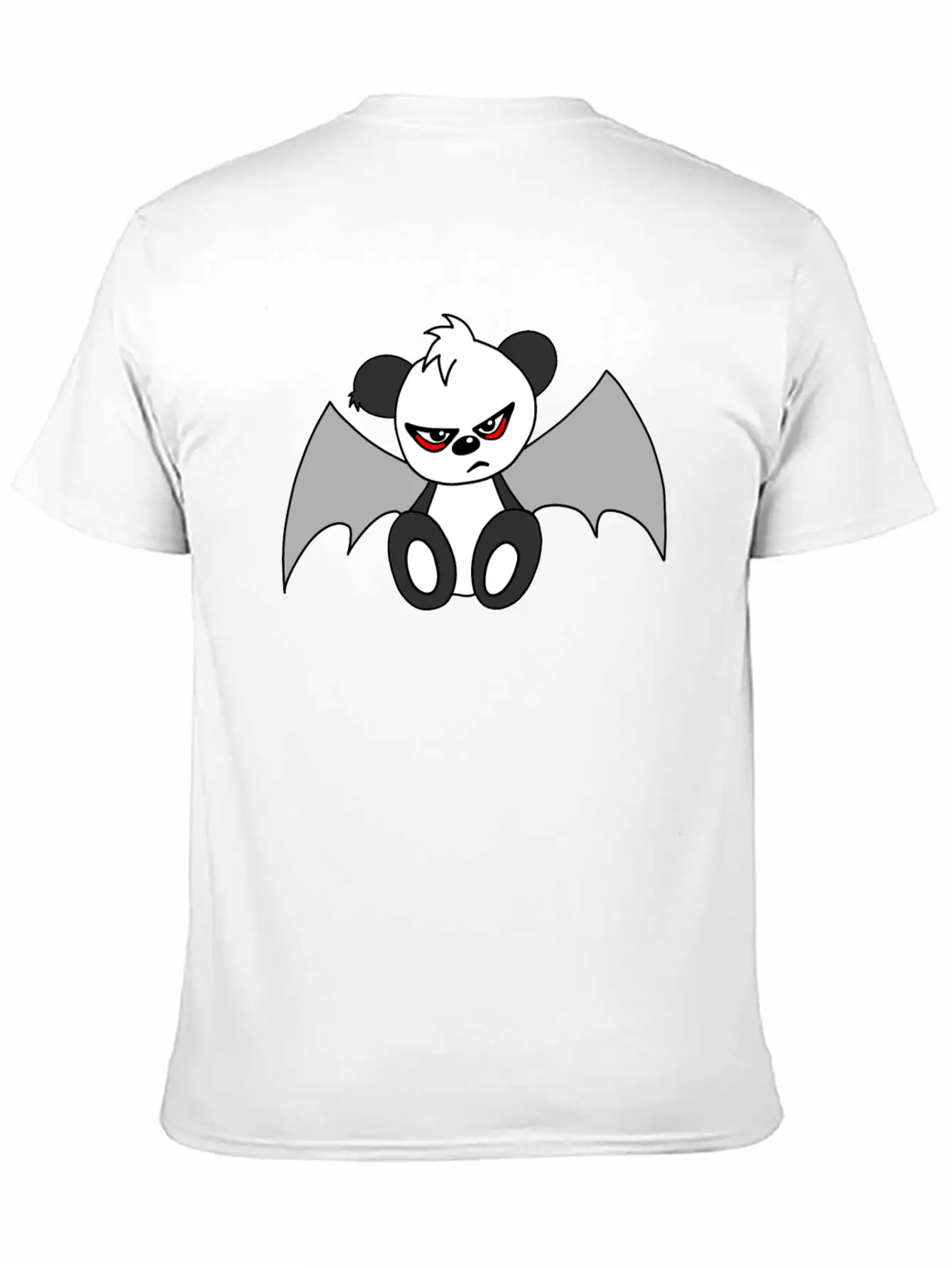 Cute Sad Gothic Panda Timeless Short Sleeve Tee – Comfy And Minimalist Design