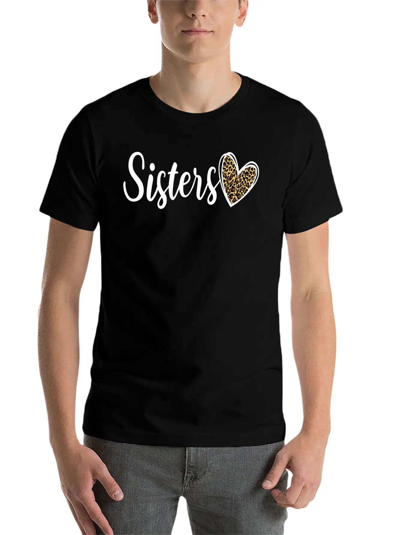 Cute Sisters Stylish Everyday T-Shirt – Unisex Basic Cotton Tee