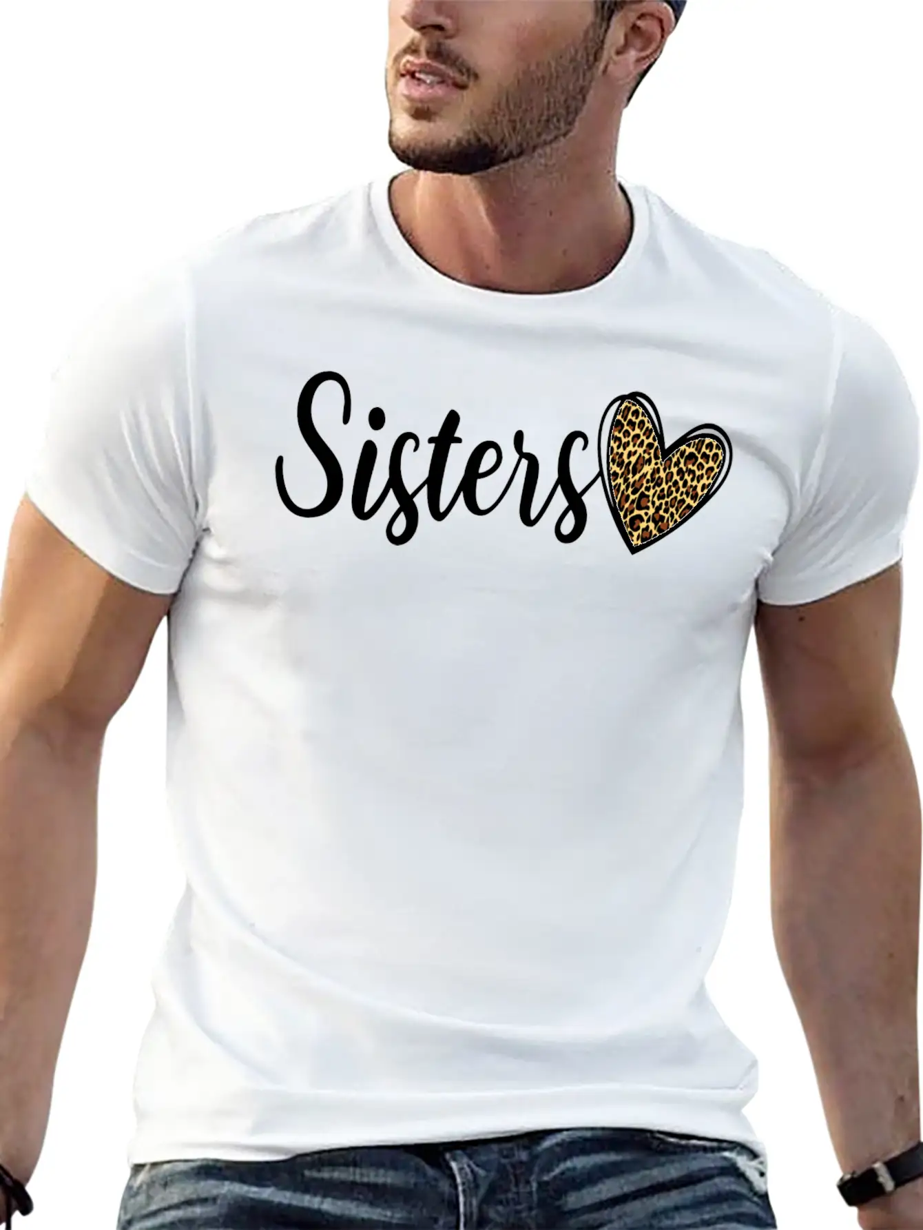 Cute Sisters Stylish Everyday T-Shirt – Unisex Basic Cotton Tee