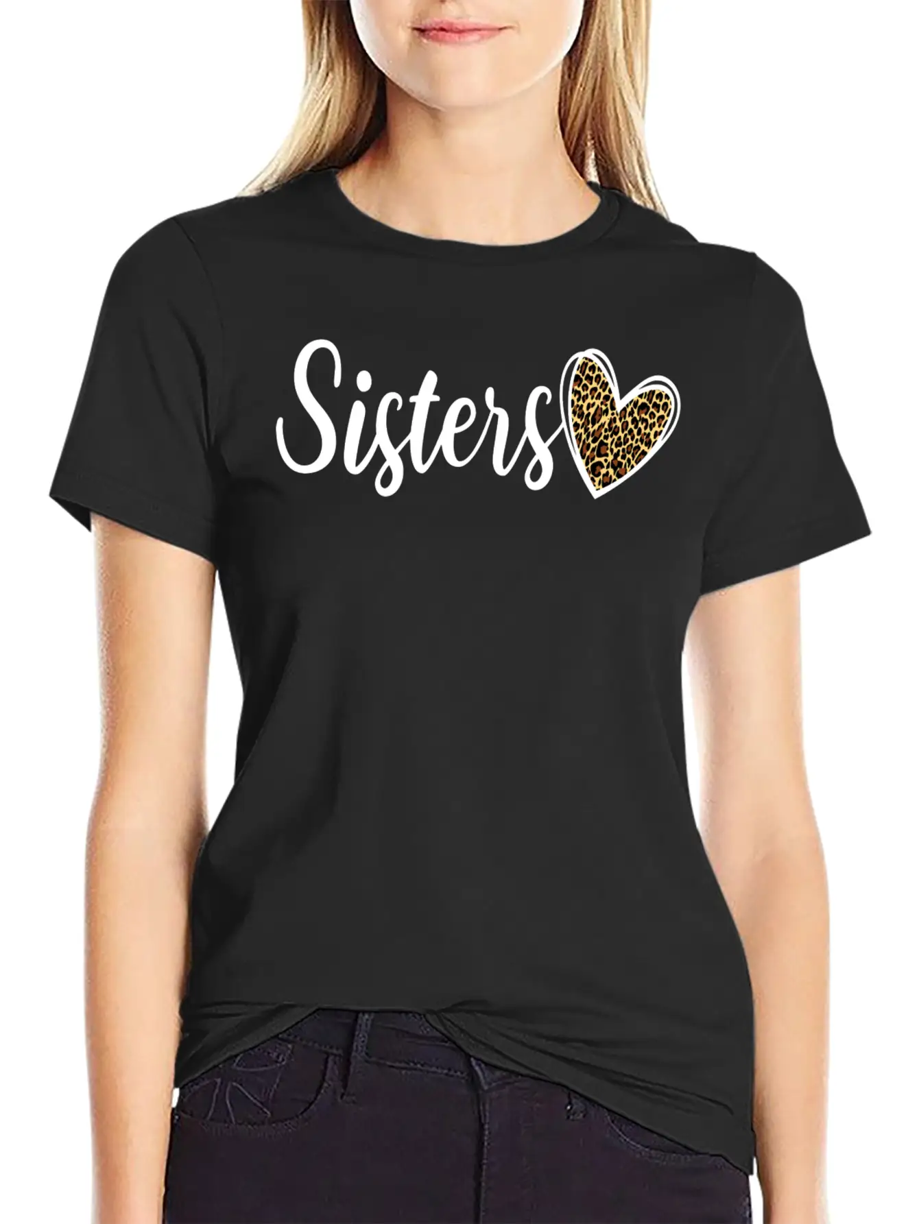 Cute Sisters Stylish Everyday T-Shirt – Unisex Basic Cotton Tee