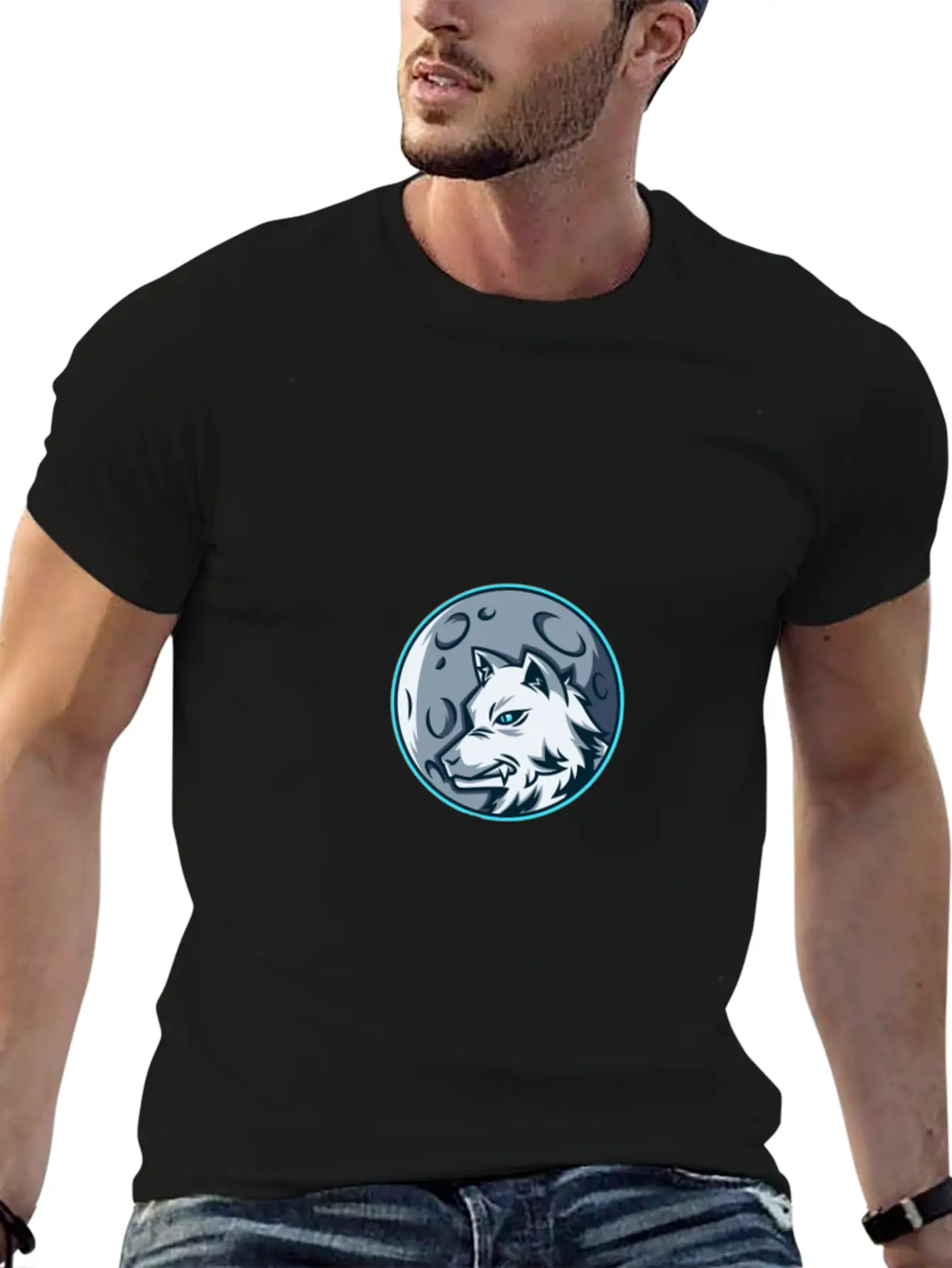 Cute Wolf Essential Unisex Summer Tee – Soft Cotton Casual Fit