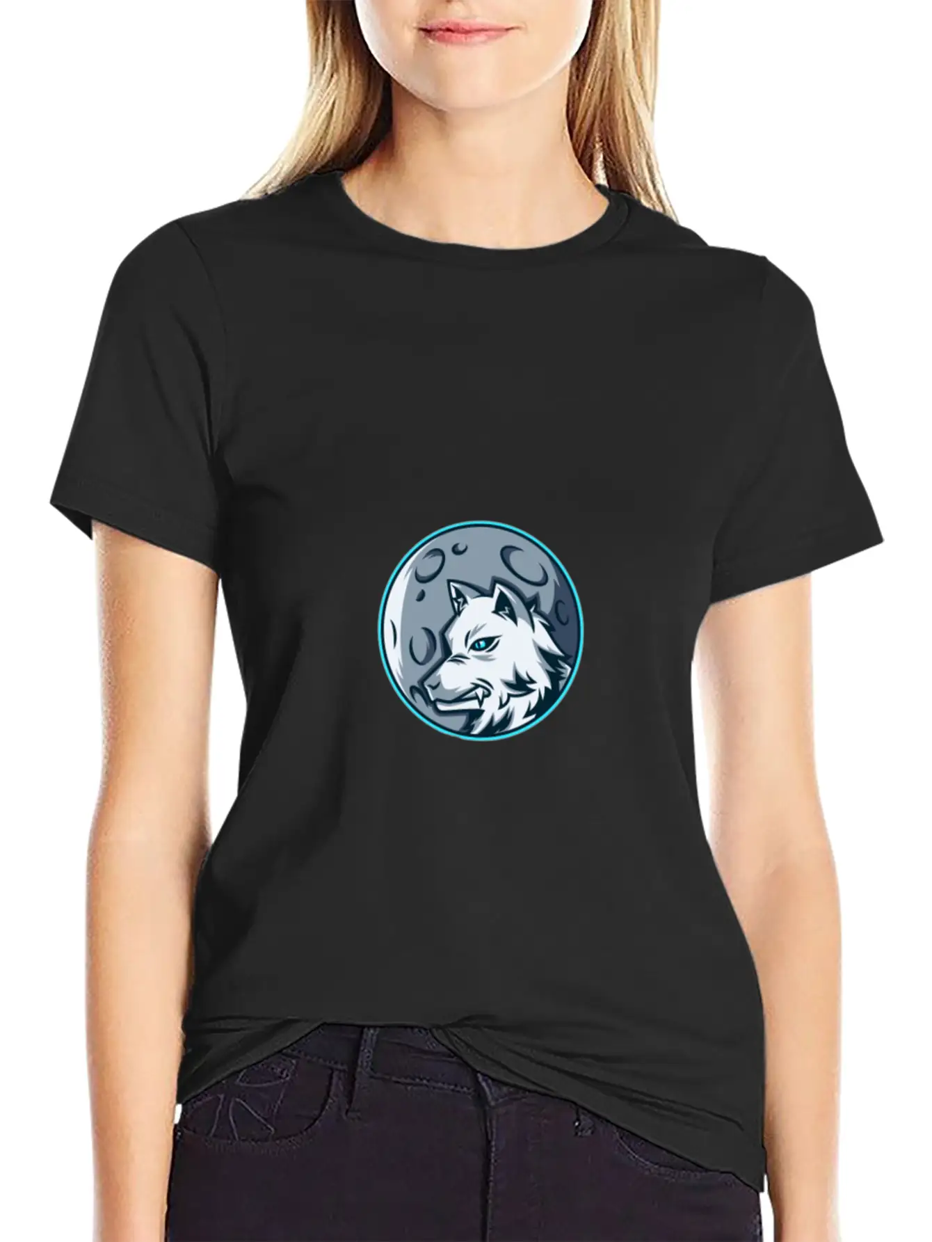 Cute Wolf Essential Unisex Summer Tee – Soft Cotton Casual Fit
