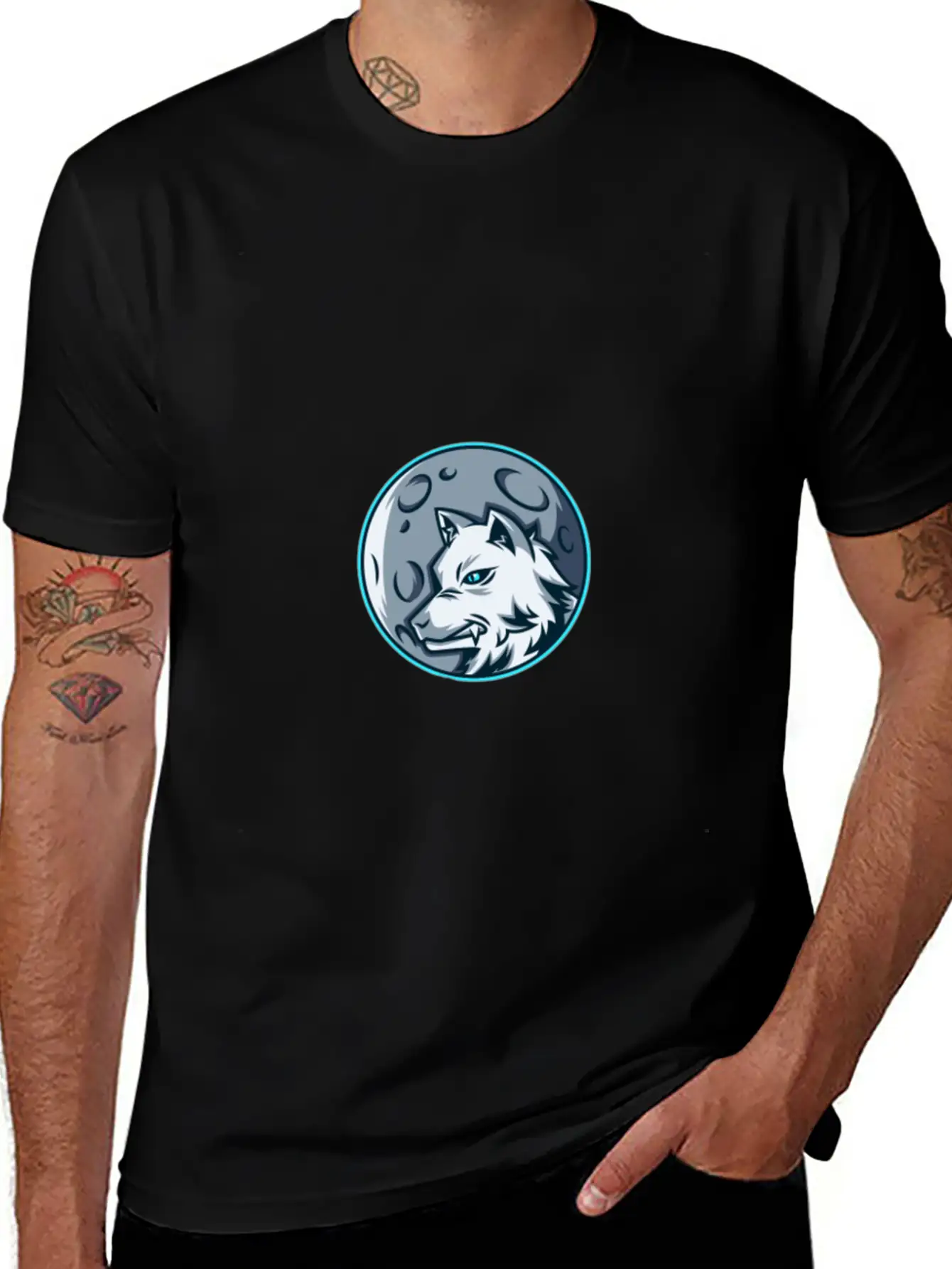 Cute Wolf Essential Unisex Summer Tee – Soft Cotton Casual Fit