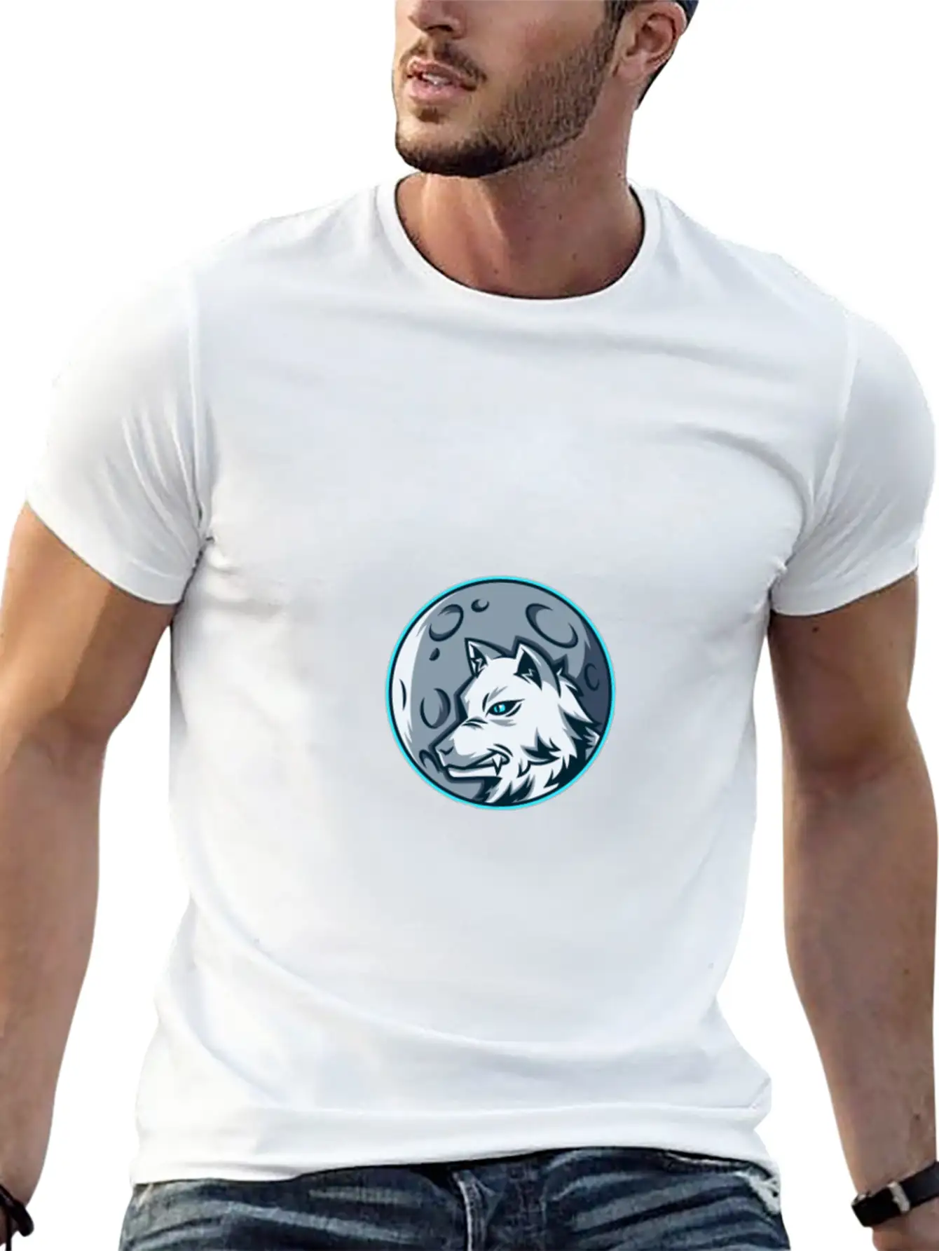 Cute Wolf Essential Unisex Summer Tee – Soft Cotton Casual Fit