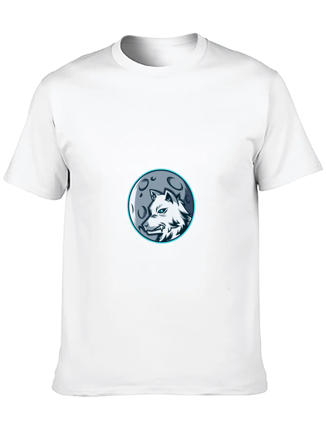 Cute Wolf Essential Unisex Summer Tee – Soft Cotton Casual Fit