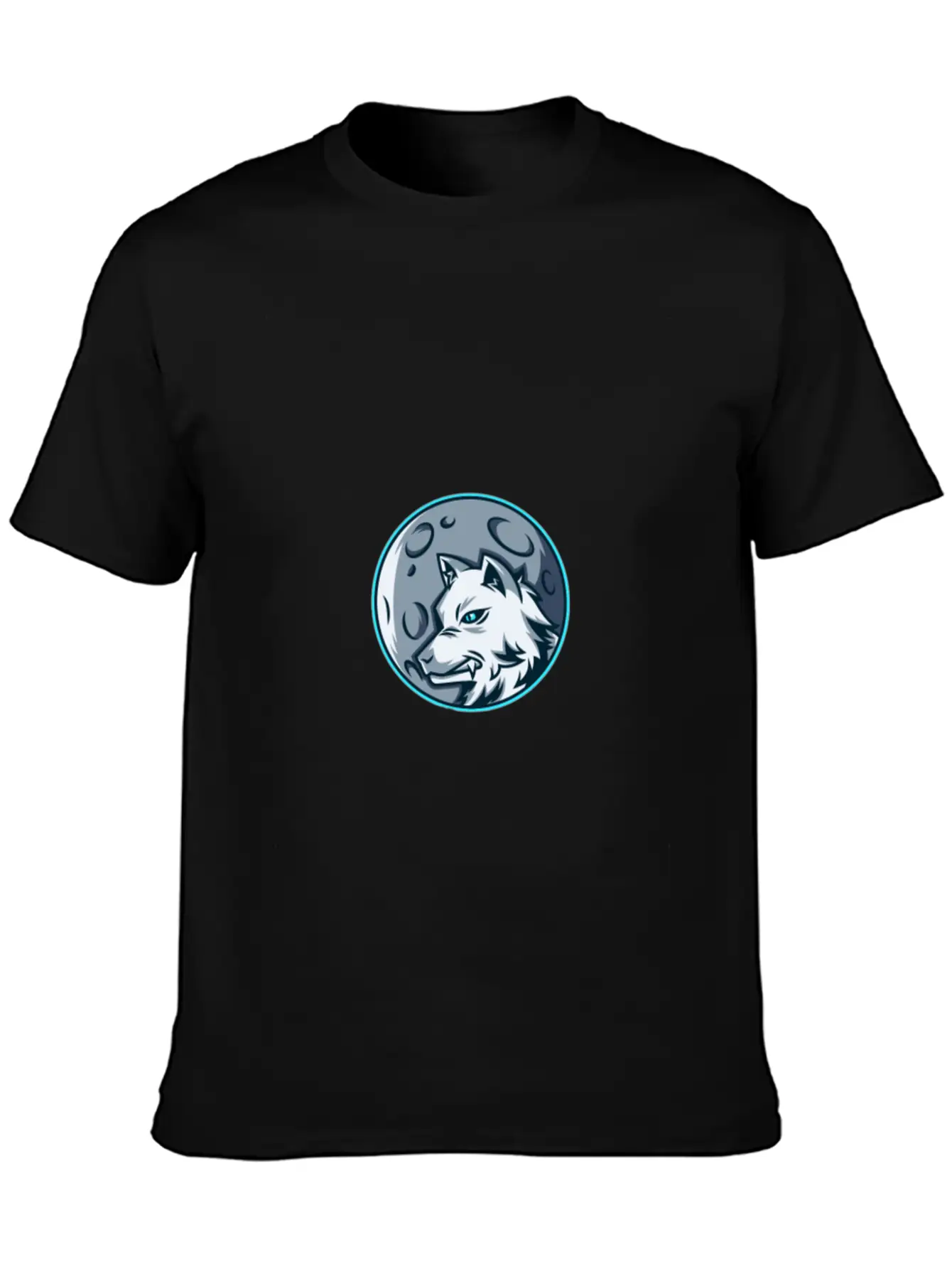 Cute Wolf Essential Unisex Summer Tee – Soft Cotton Casual Fit