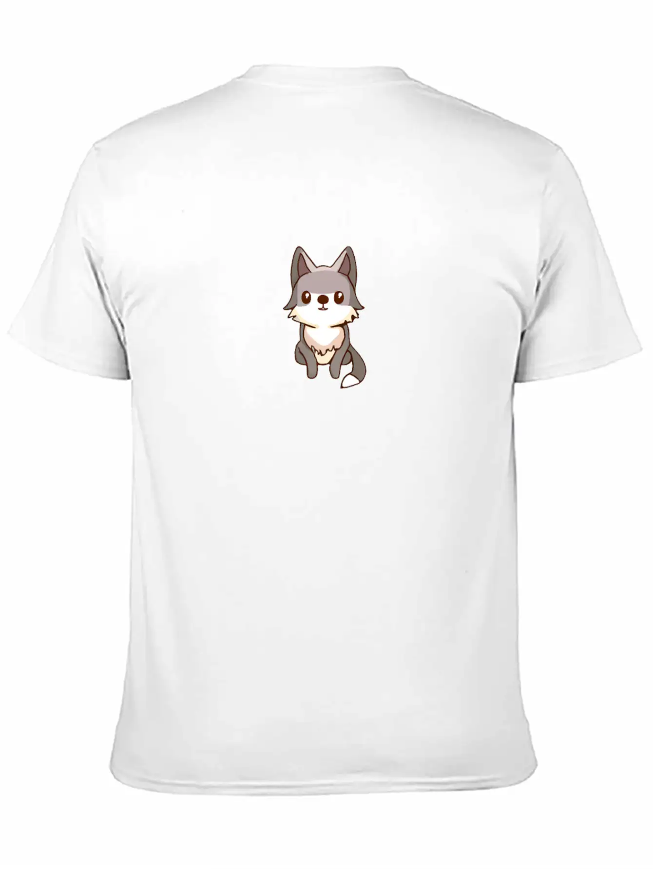 Cute Wolf Wolfdog Kawaii Husky Design Essential Unisex Summer Tee – Soft Cotton Casual Fit