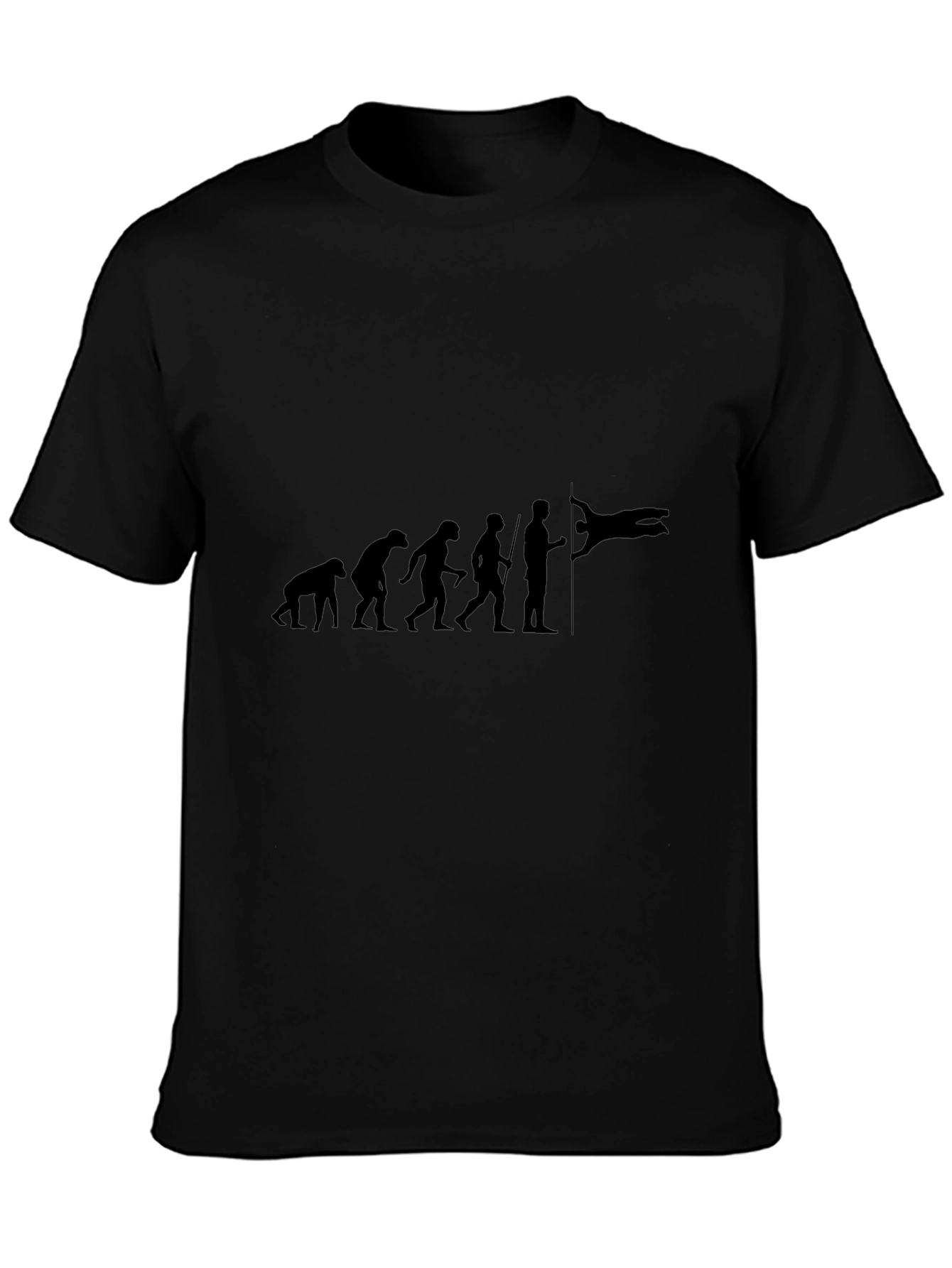 Evolution of Diving T-Shirt - Black
