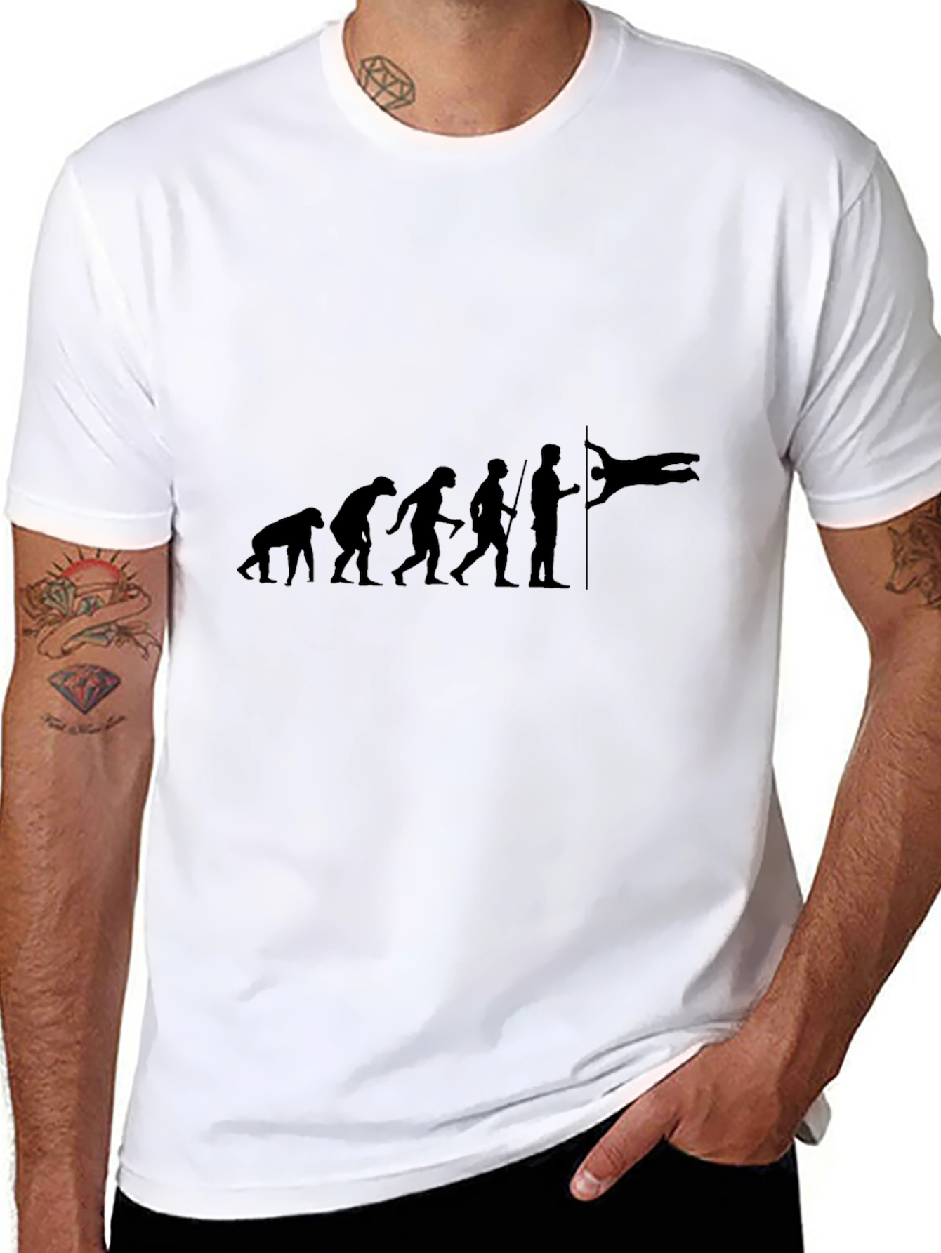 Evolution of Diving T-Shirt - Black