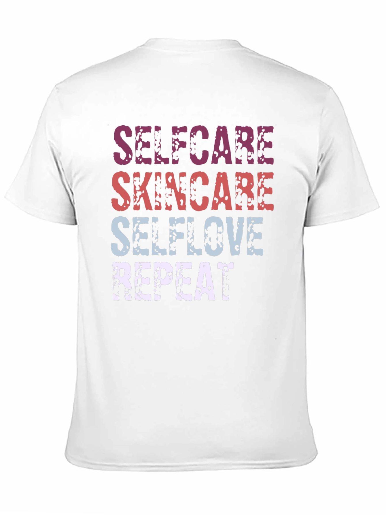 Selfcare Skin Love Repeat T-Shirt - Trendy Graphic Tee
