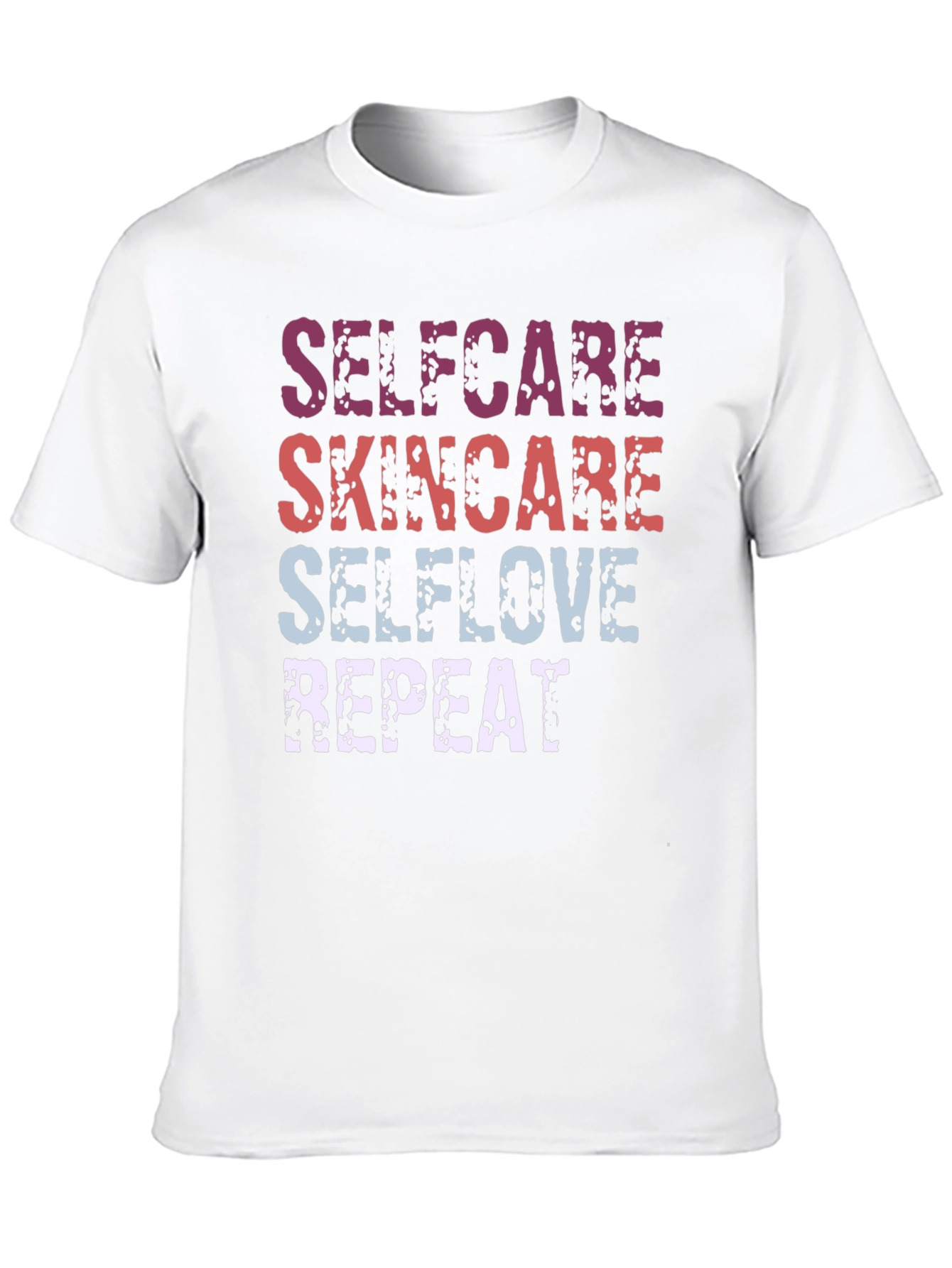 Selfcare Skin Love Repeat T-Shirt - Trendy Graphic Tee