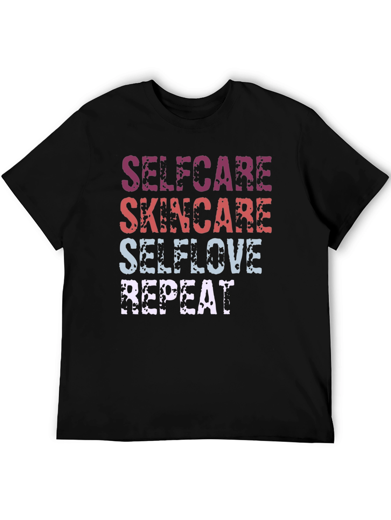Selfcare Skin Love Repeat T-Shirt - Trendy Graphic Tee