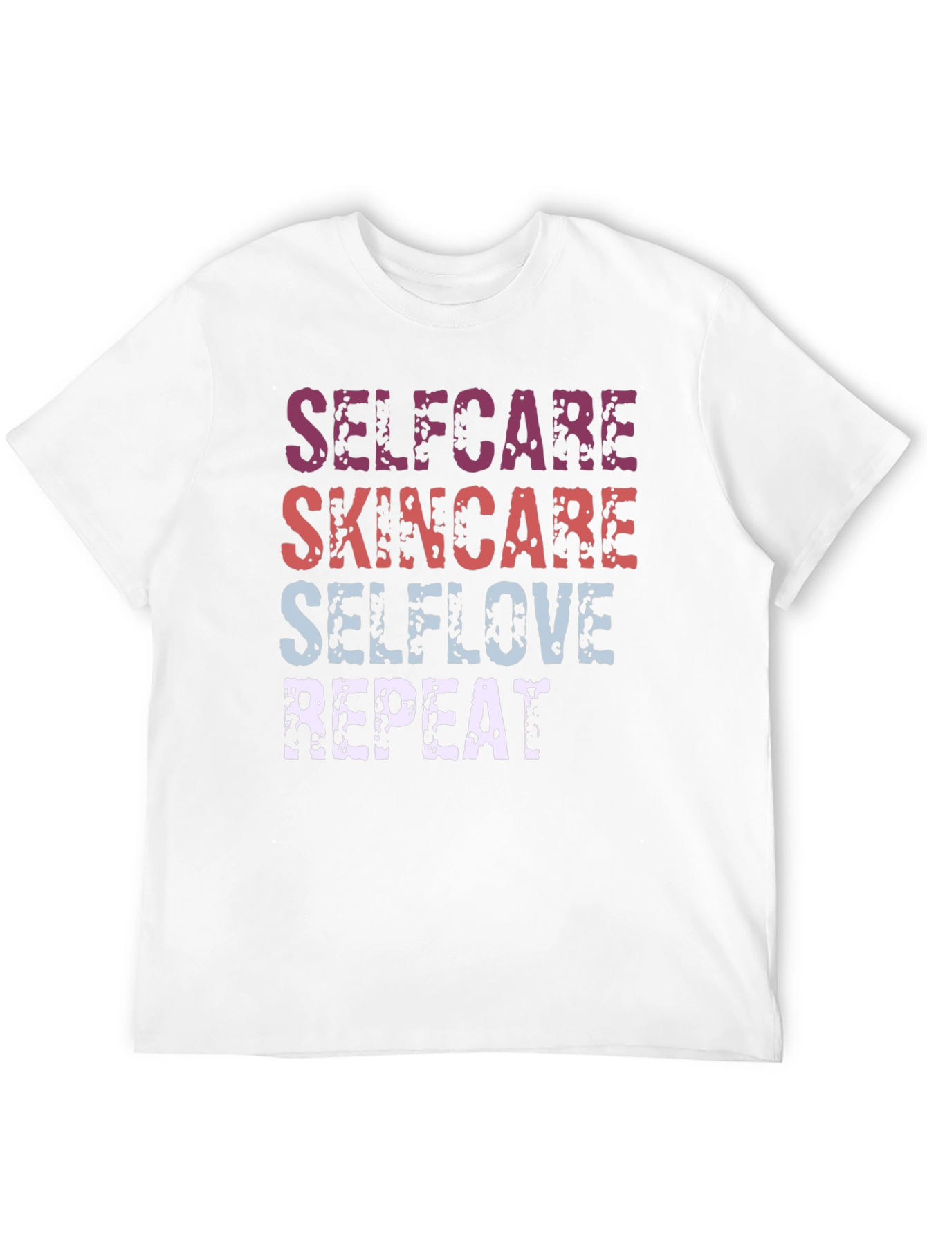 Selfcare Skin Love Repeat T-Shirt - Trendy Graphic Tee