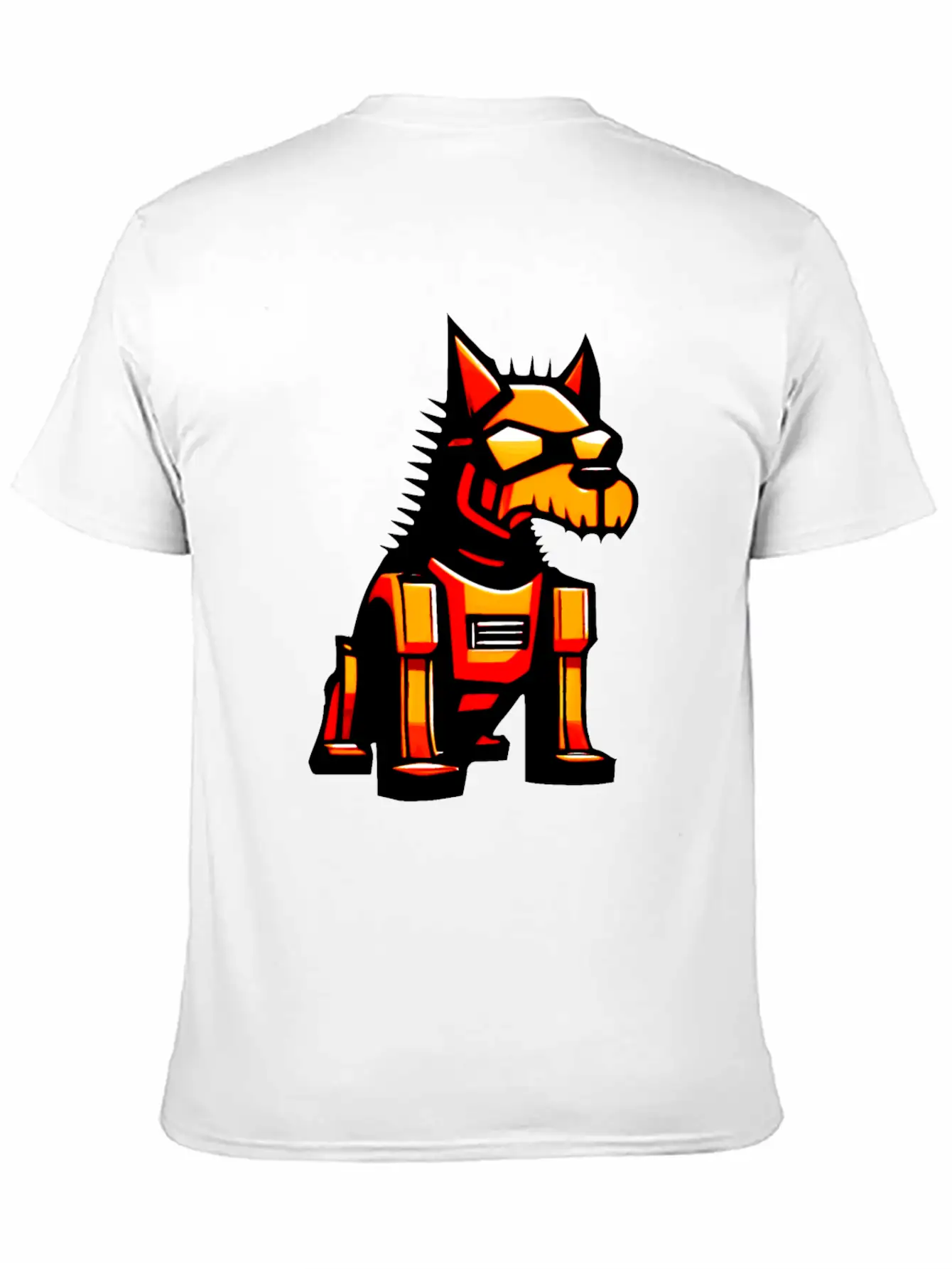 Cyber Dog - Colorful Graphic Stylish Everyday T-Shirt – Unisex Basic Cotton Tee