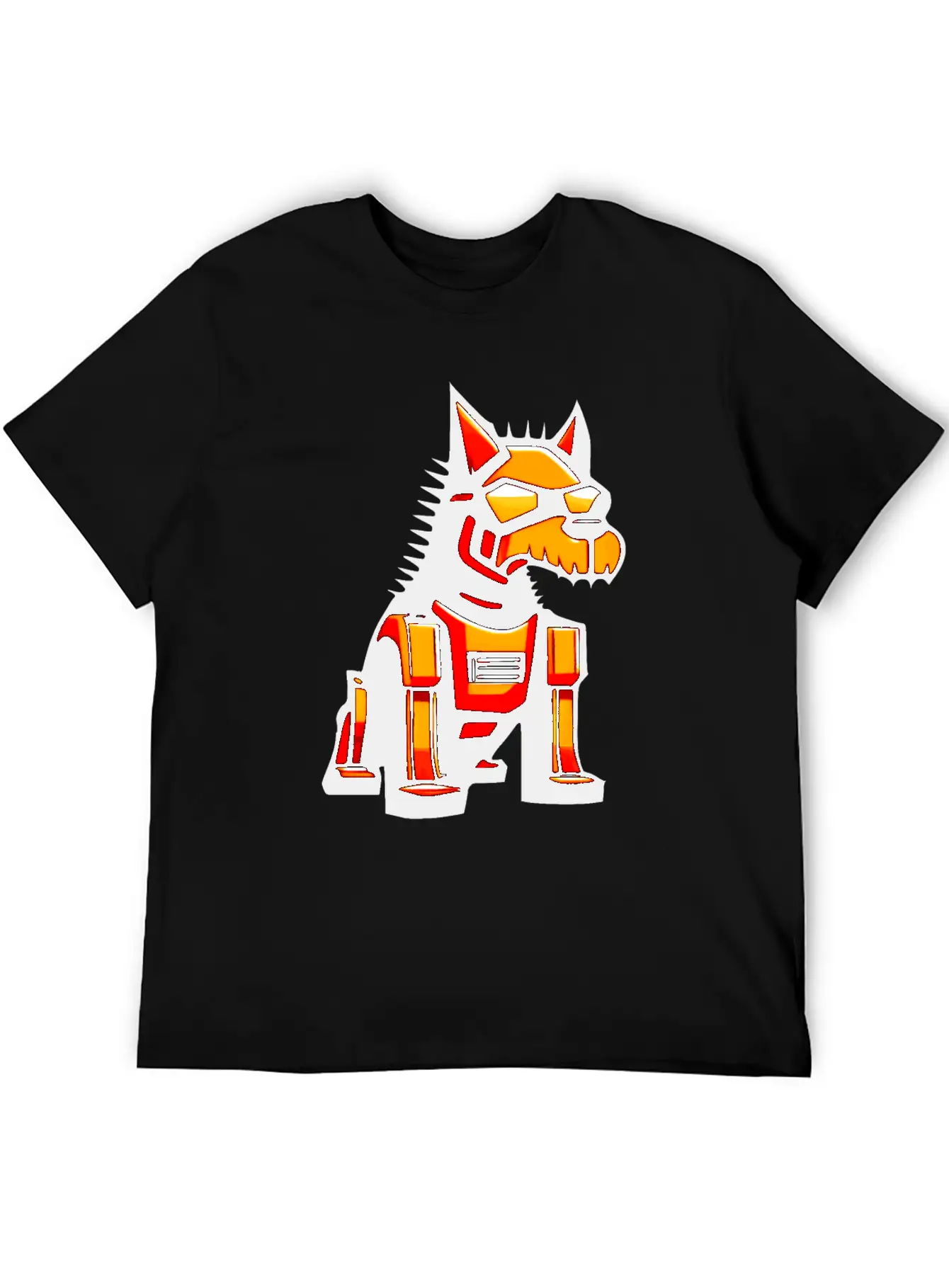 Cyber Dog - Colorful Graphic Stylish Everyday T-Shirt – Unisex Basic Cotton Tee
