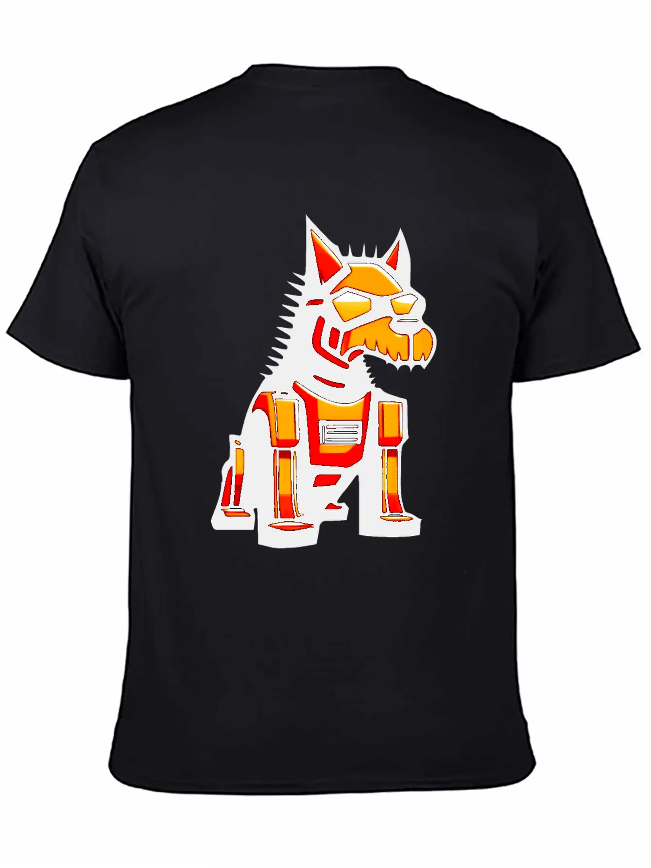 Cyber Dog - Colorful Graphic Stylish Everyday T-Shirt – Unisex Basic Cotton Tee