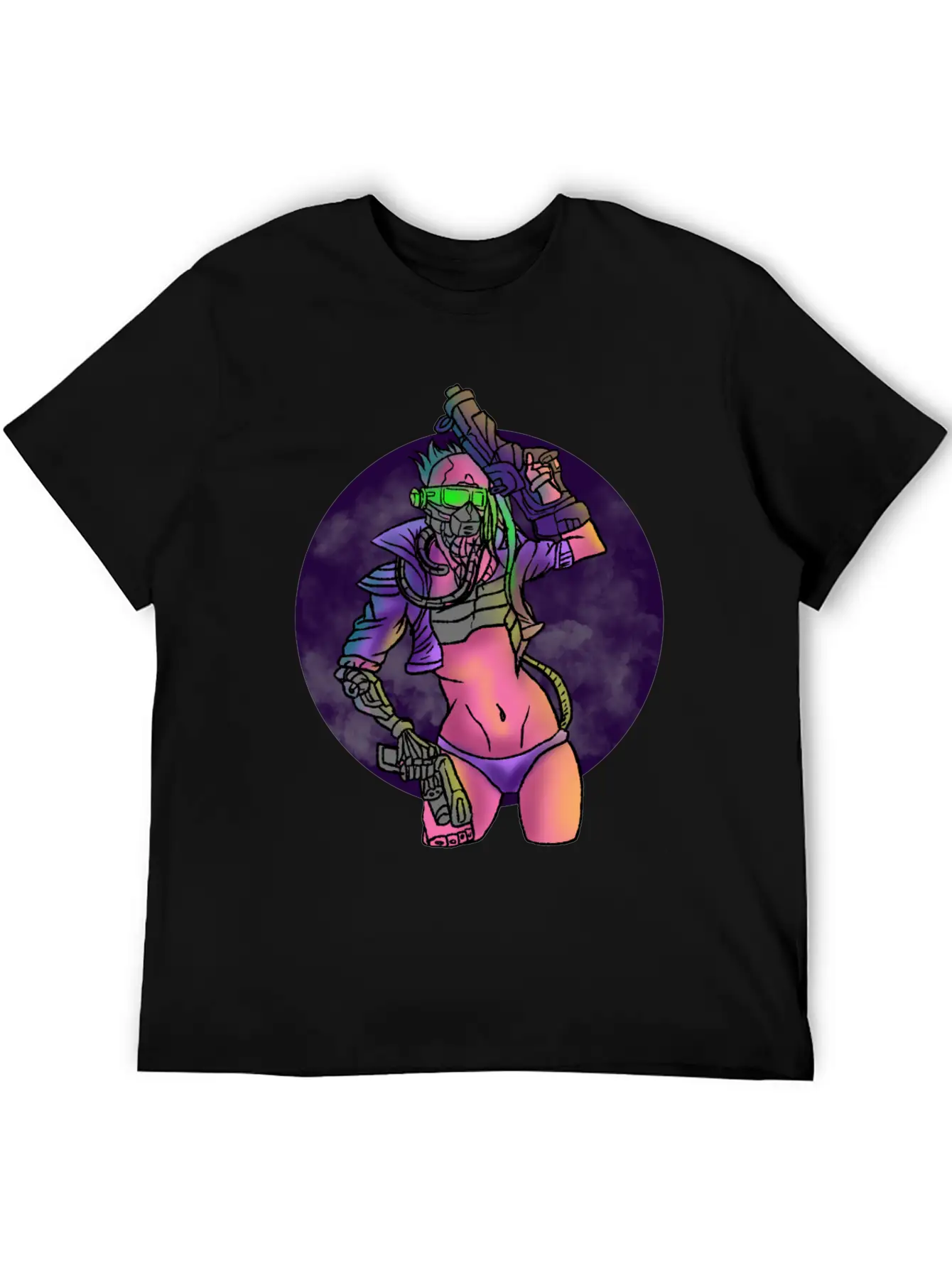 Cyberpunk Technology Cybernetics Internet Gift Unisex Casual T-Shirt – Clean Design For Daily Comfort