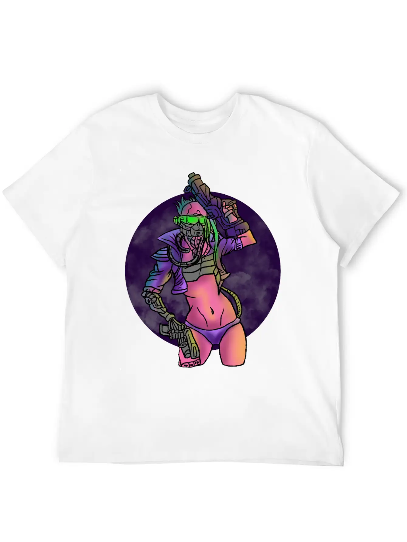 Cyberpunk Technology Cybernetics Internet Gift Unisex Casual T-Shirt – Clean Design For Daily Comfort