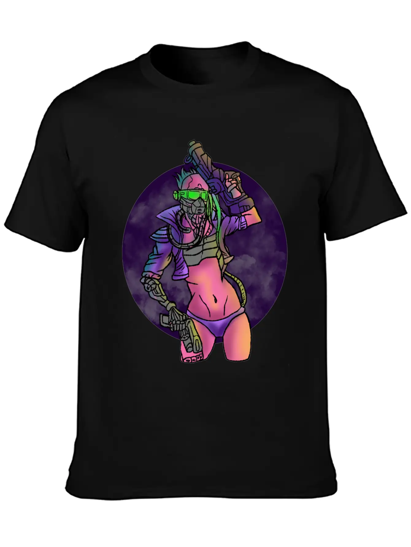 Cyberpunk Technology Cybernetics Internet Gift Unisex Casual T-Shirt – Clean Design For Daily Comfort