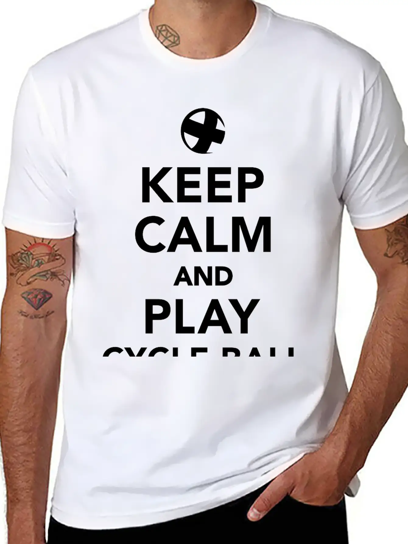 Cycle Ball Timeless Short Sleeve Tee – Comfy And Minimalist Design