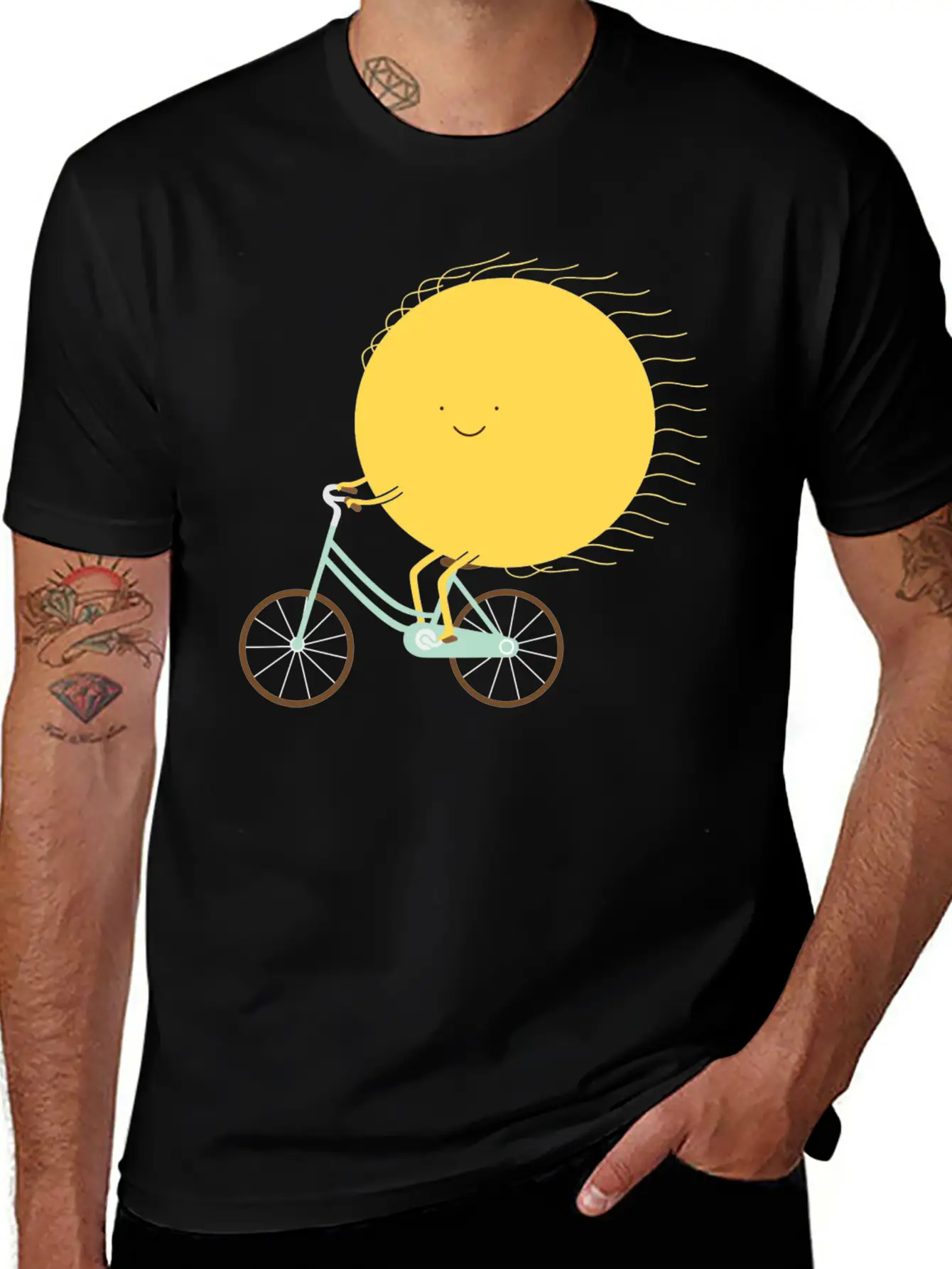 Cycle Of The Sun Stylish Everyday T-Shirt – Unisex Basic Cotton Tee
