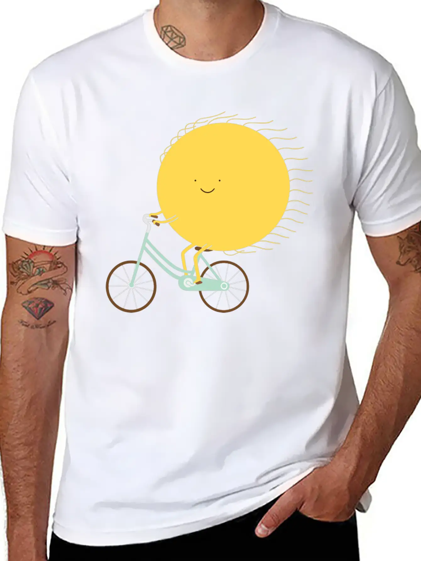 Cycle Of The Sun Stylish Everyday T-Shirt – Unisex Basic Cotton Tee