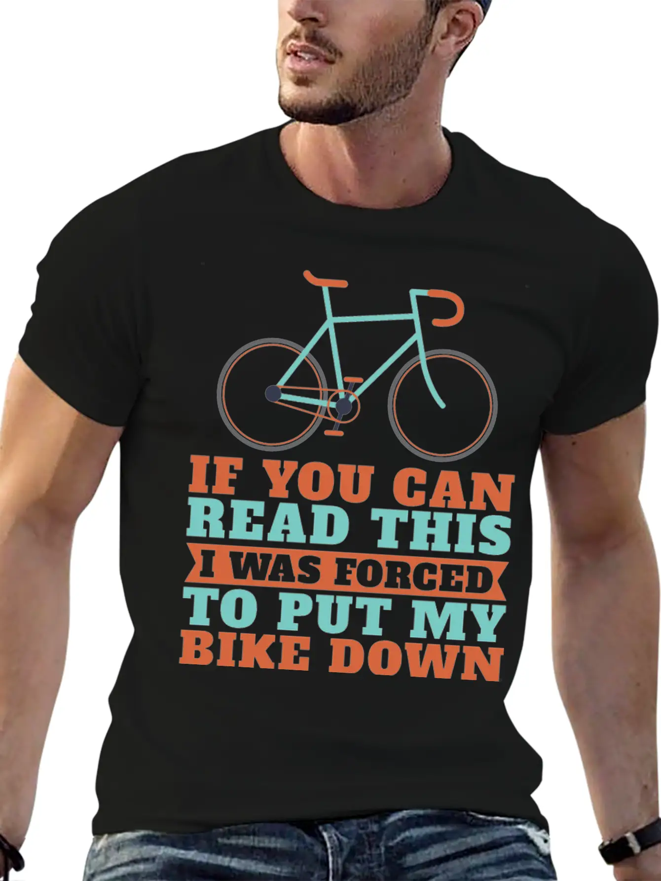Cycling Cyclist Stylish Everyday T-Shirt – Unisex Basic Cotton Tee