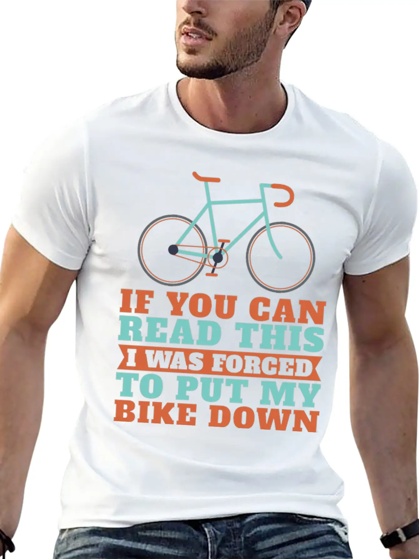 Cycling Cyclist Stylish Everyday T-Shirt – Unisex Basic Cotton Tee