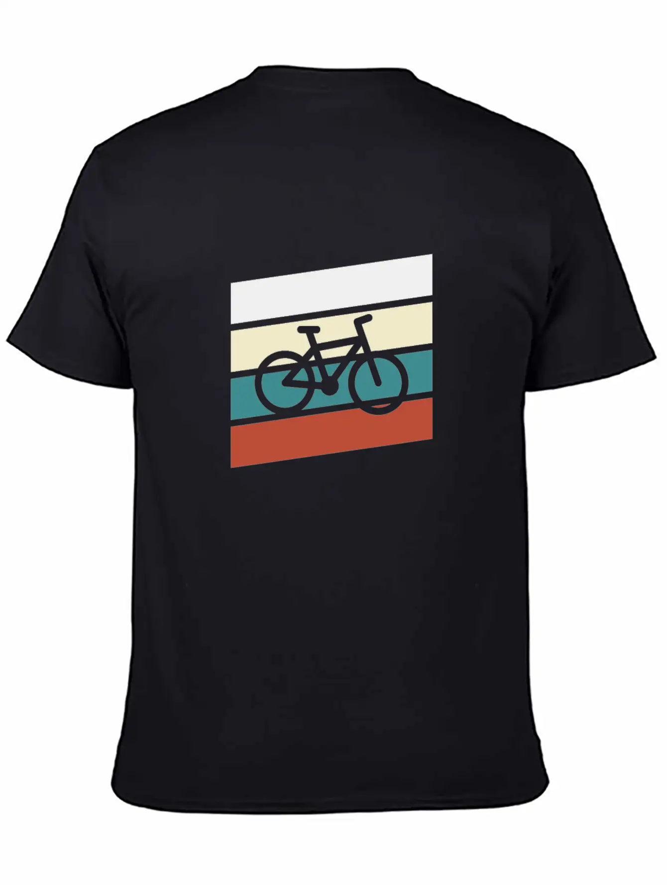 Cycling Retro Comfortable Minimalist Graphic Tee – Summer Style Essential