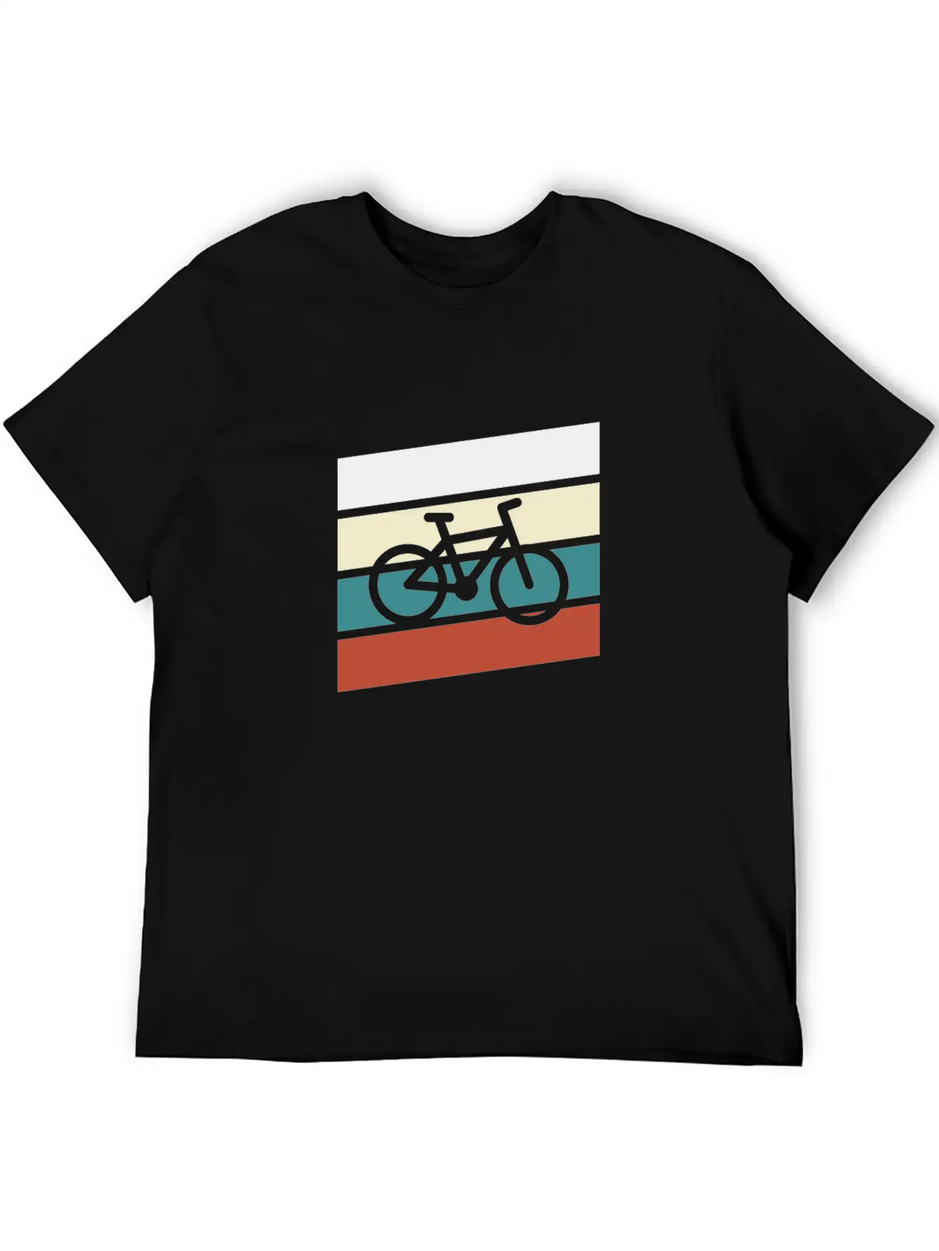 Cycling Retro Comfortable Minimalist Graphic Tee – Summer Style Essential