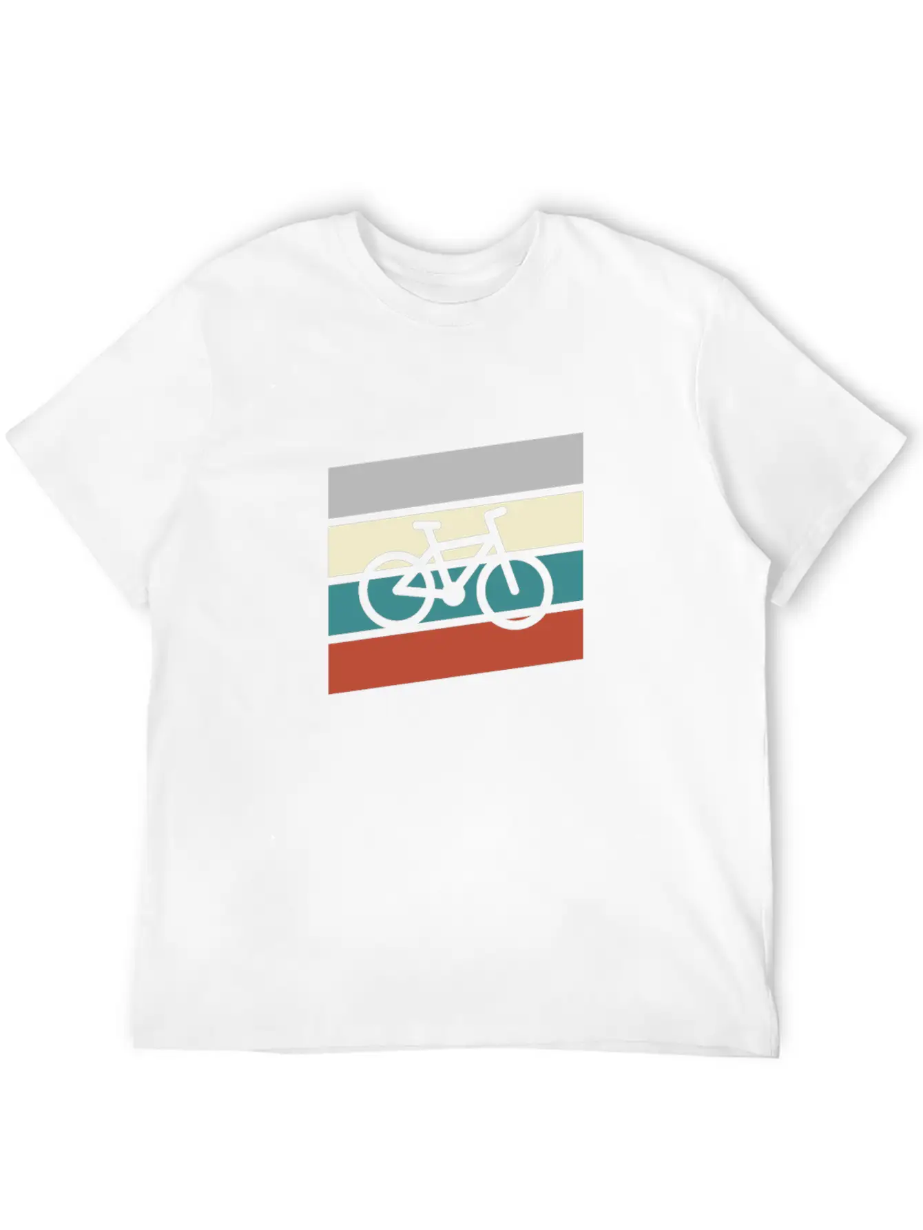 Cycling Retro Comfortable Minimalist Graphic Tee – Summer Style Essential