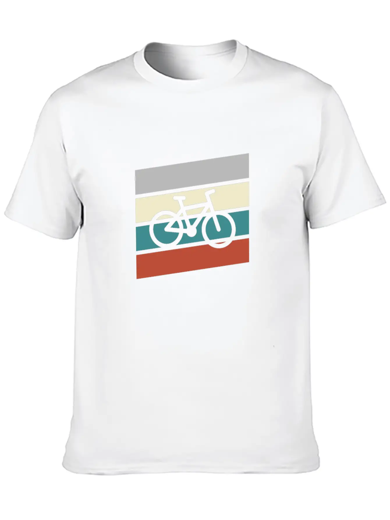 Cycling Retro Comfortable Minimalist Graphic Tee – Summer Style Essential
