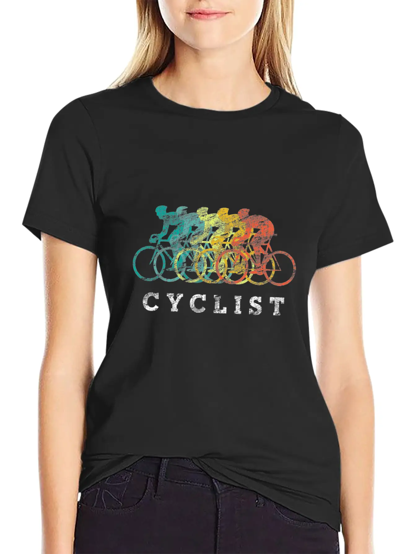 Cycling Unisex Short Sleeve Soft Cotton T-Shirt – Casual Everyday Wear