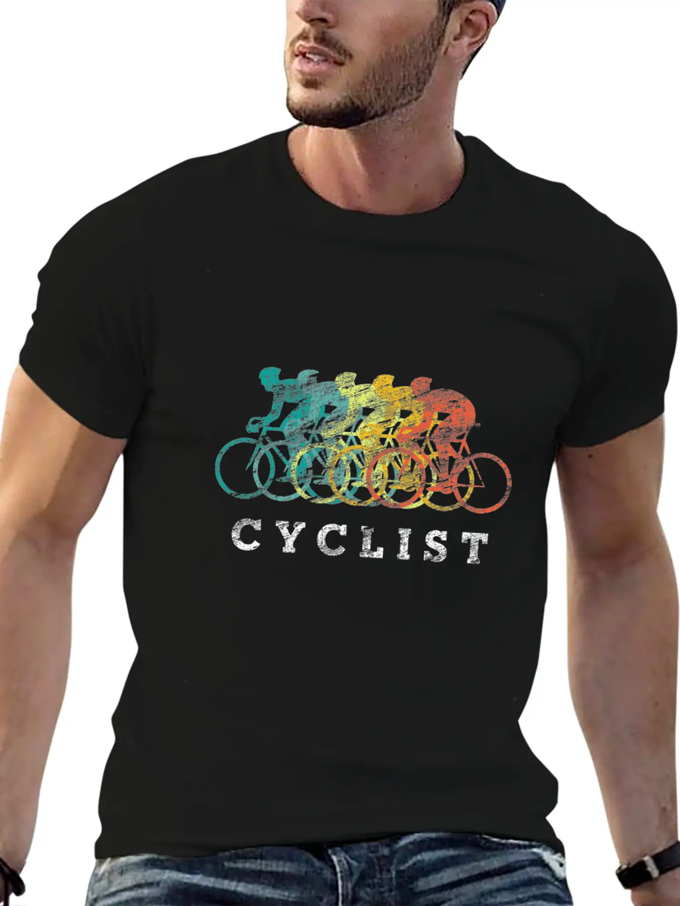 Cycling Unisex Short Sleeve Soft Cotton T-Shirt – Casual Everyday Wear
