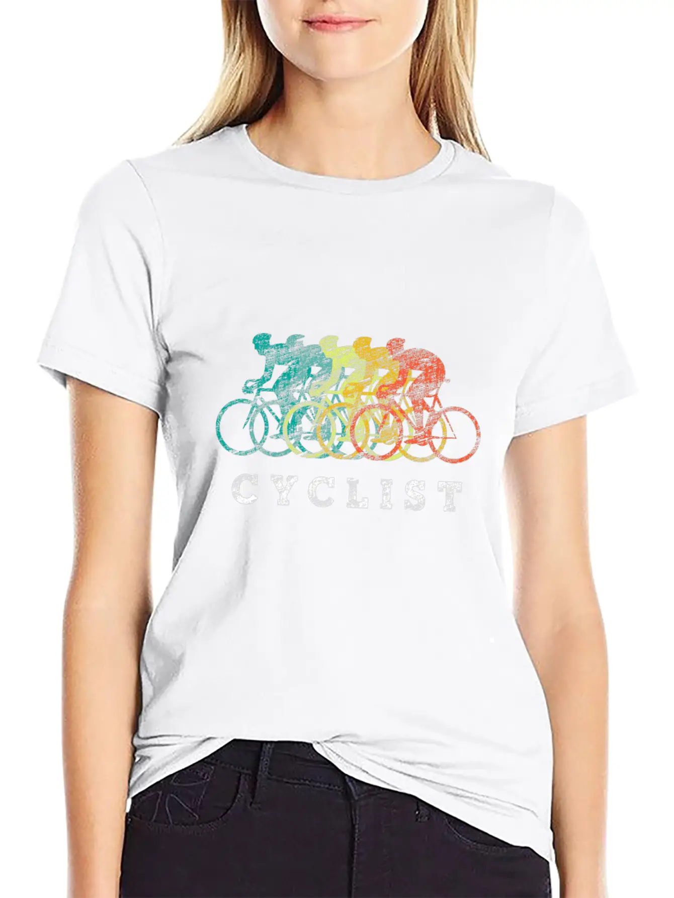 Cycling Unisex Short Sleeve Soft Cotton T-Shirt – Casual Everyday Wear