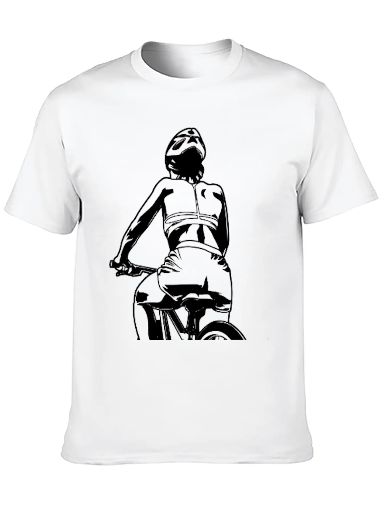 Cycling Woman Basic Graphic T-Shirt – Daily Comfort In Soft Cotton