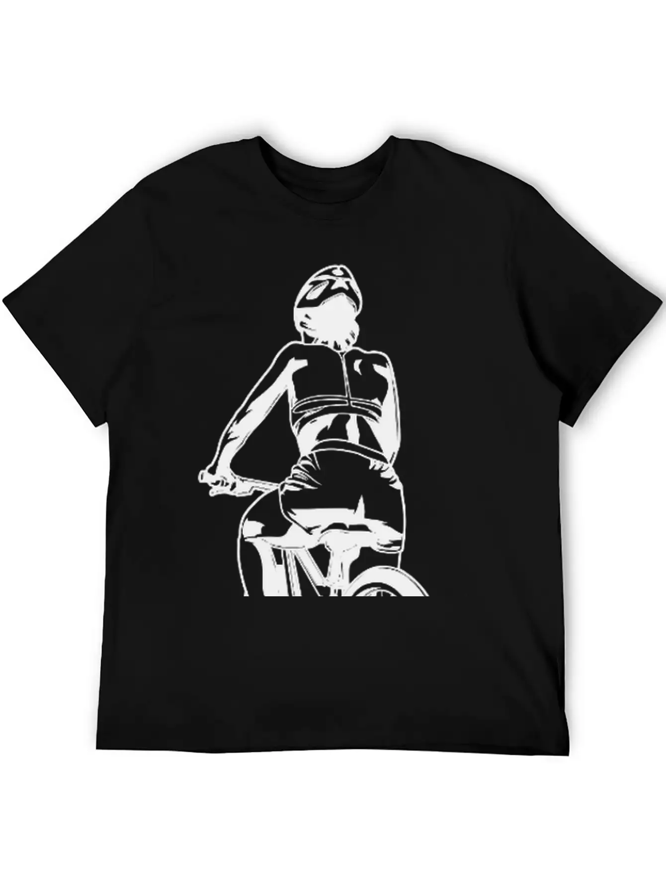 Cycling Woman Basic Graphic T-Shirt – Daily Comfort In Soft Cotton