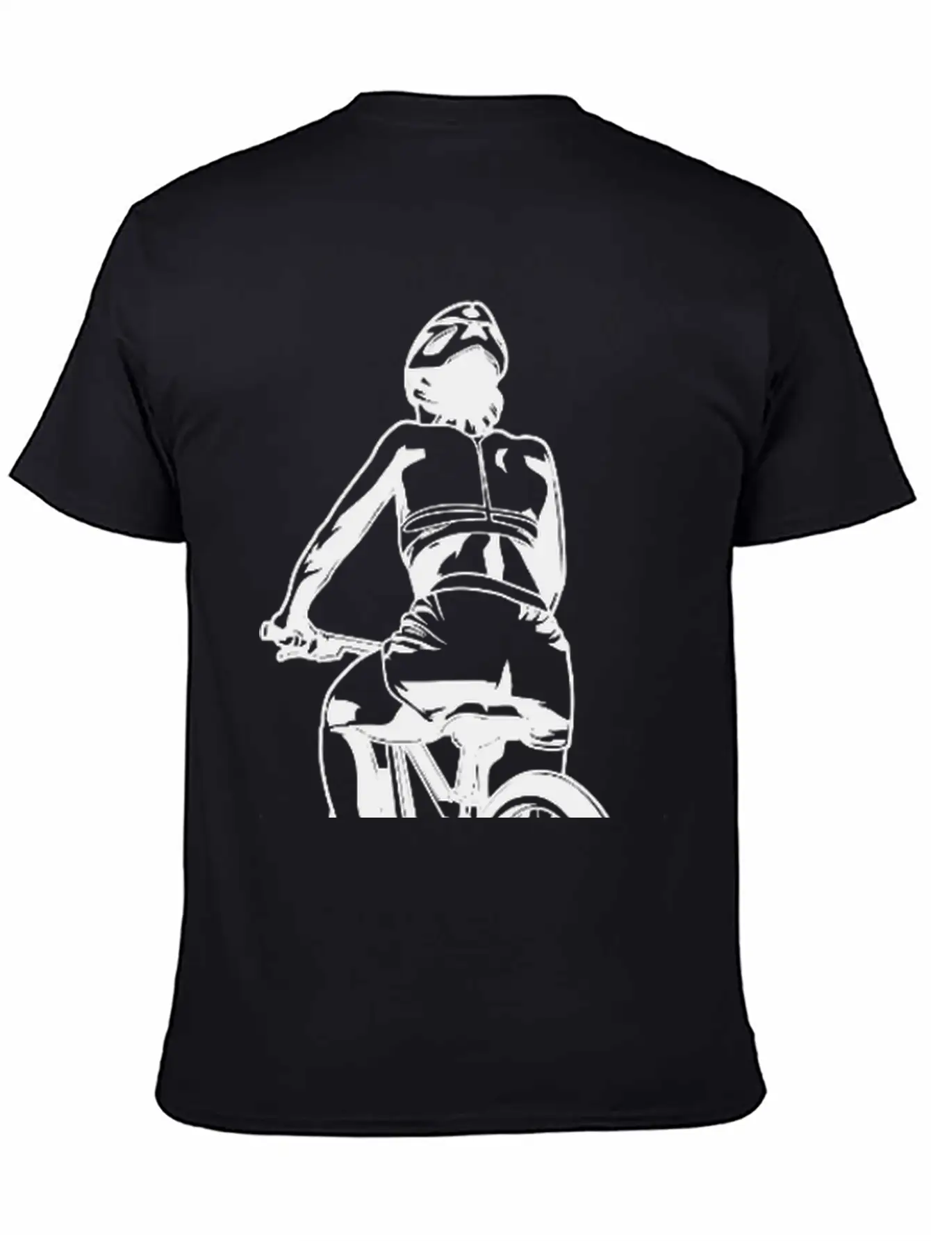 Cycling Woman Basic Graphic T-Shirt – Daily Comfort In Soft Cotton