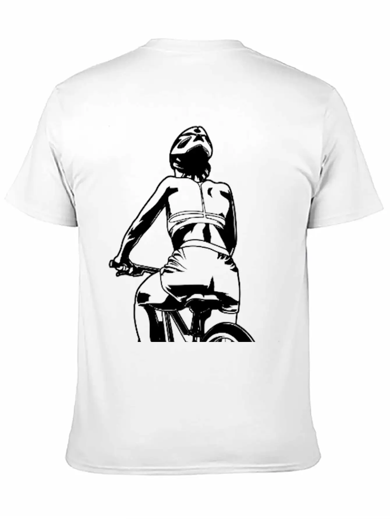 Cycling Woman Basic Graphic T-Shirt – Daily Comfort In Soft Cotton