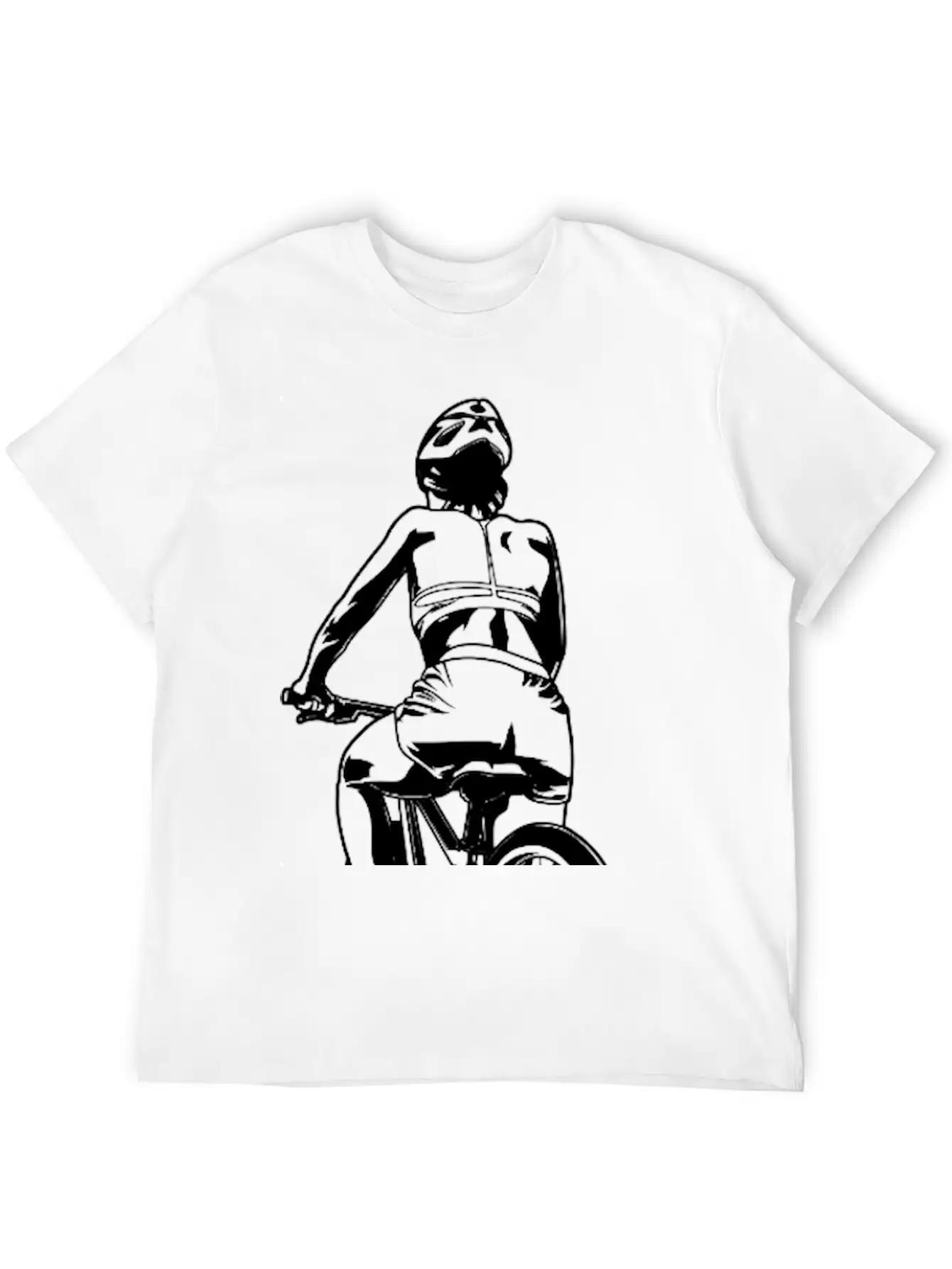 Cycling Woman Basic Graphic T-Shirt – Daily Comfort In Soft Cotton