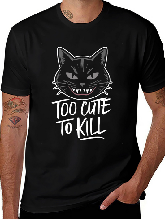 Too Cute to Kill Black T-Shirt