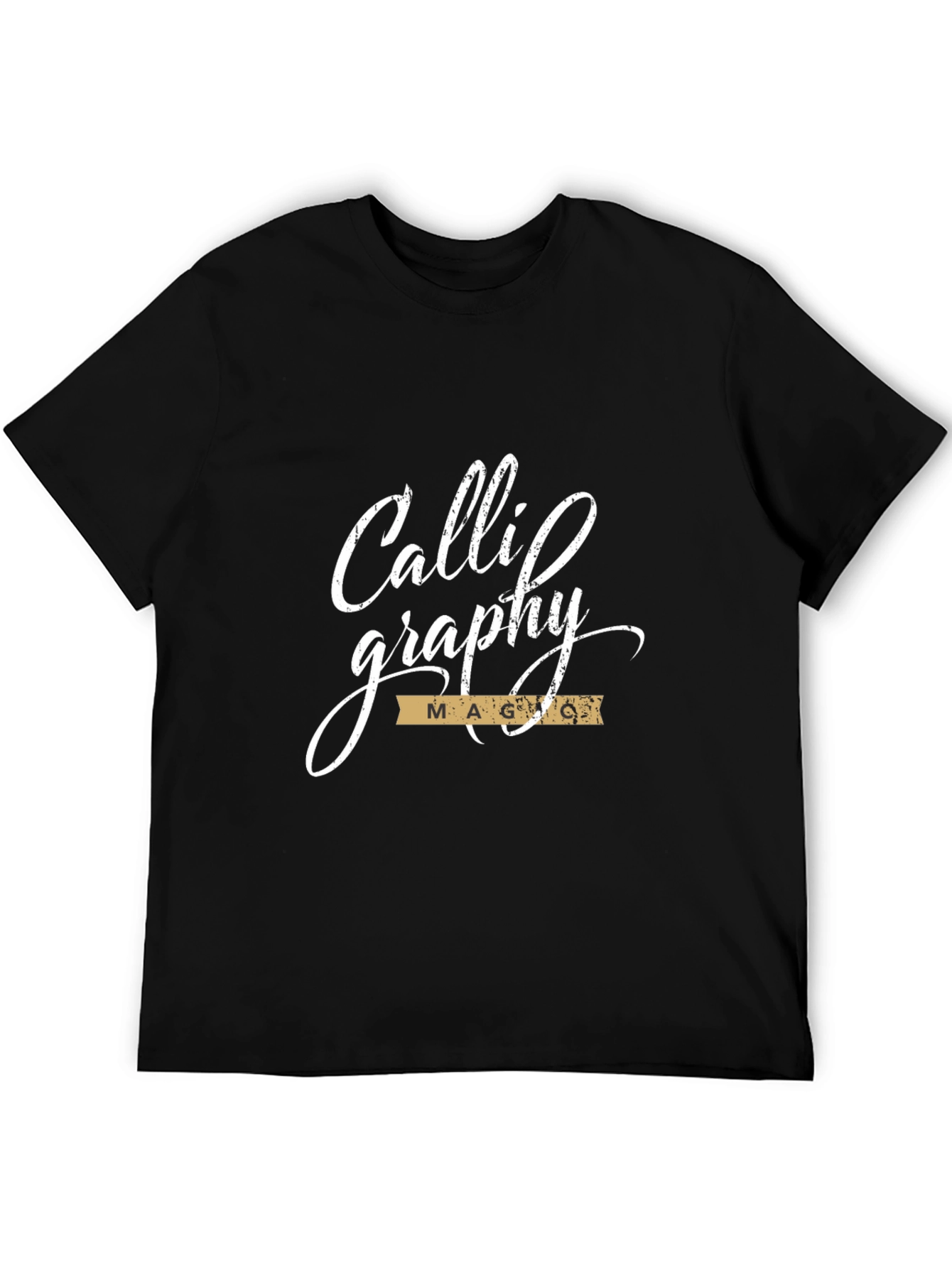 Calligraphy Magos Black Graphic Tee